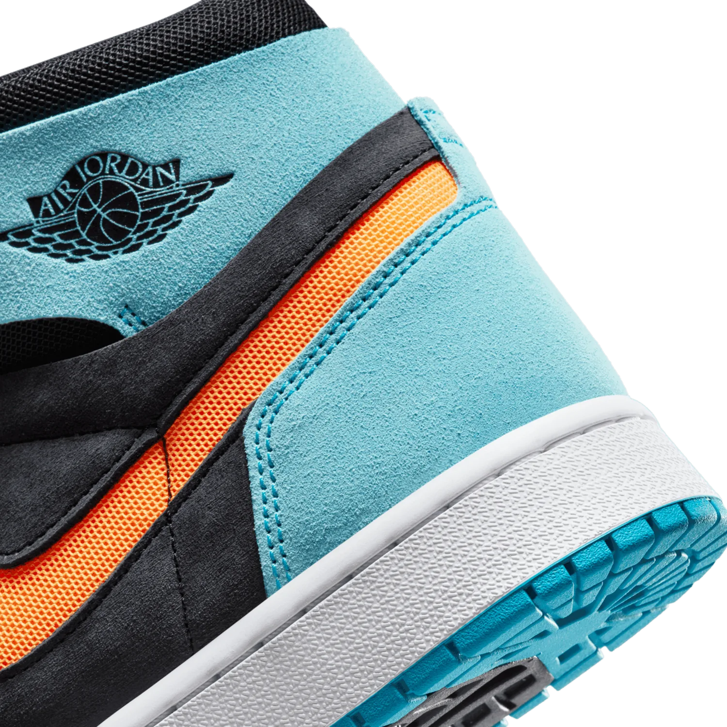 Air Jordan 1 High Zoom CMFT 2 Bleached Aqua Bright Citrus image 7