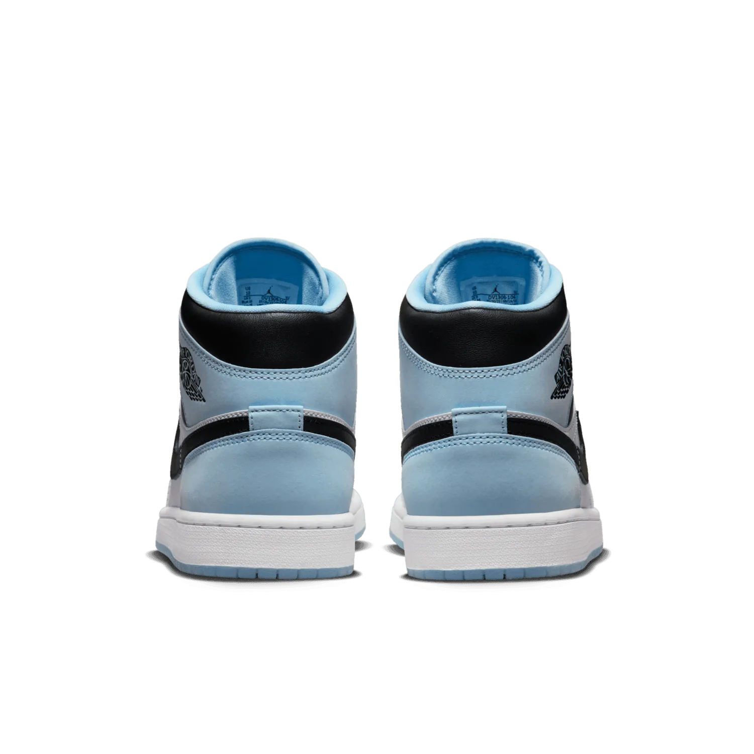 Air Jordan 1 Mid SE White Ice Blue Black image 5