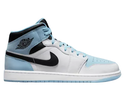 Air Jordan 1 Mid SE White Ice Blue Black