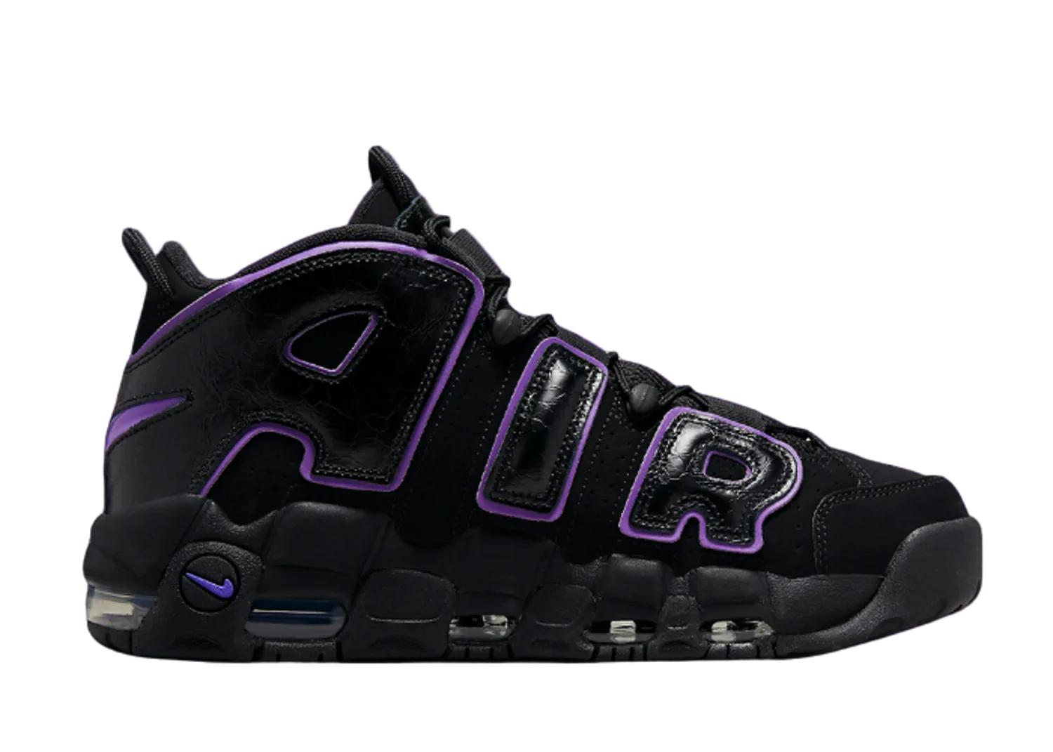Nike Air More Uptempo Black Action Grape