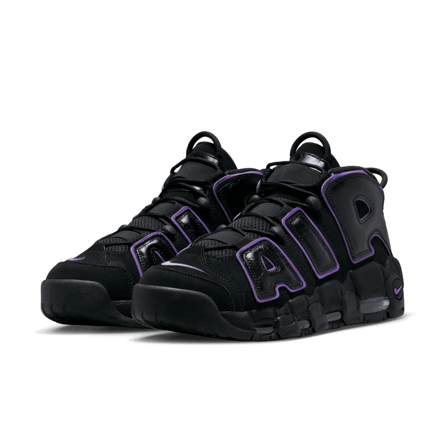 Nike Air More Uptempo Black Action Grape image 4