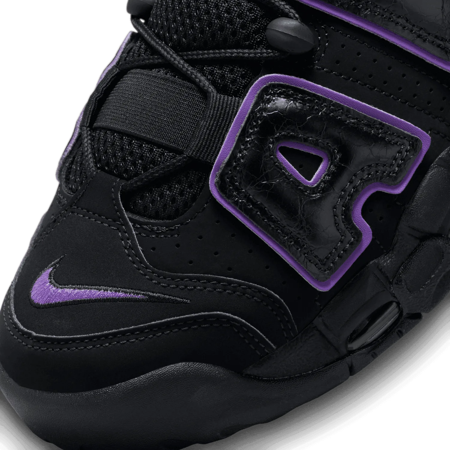 Nike Air More Uptempo Black Action Grape image 6