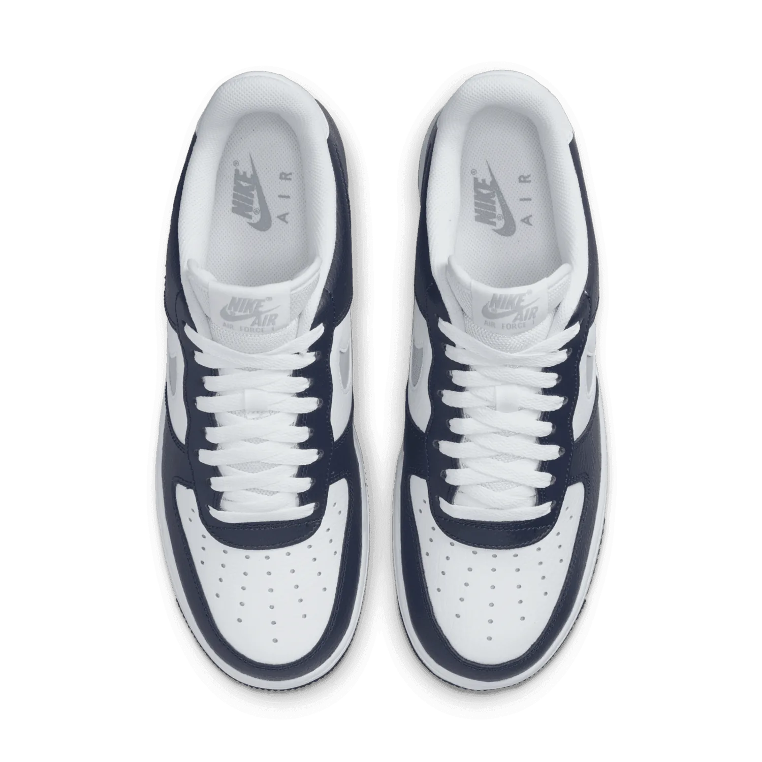 Nike Air Force 1 Low White Navy Grey image 3