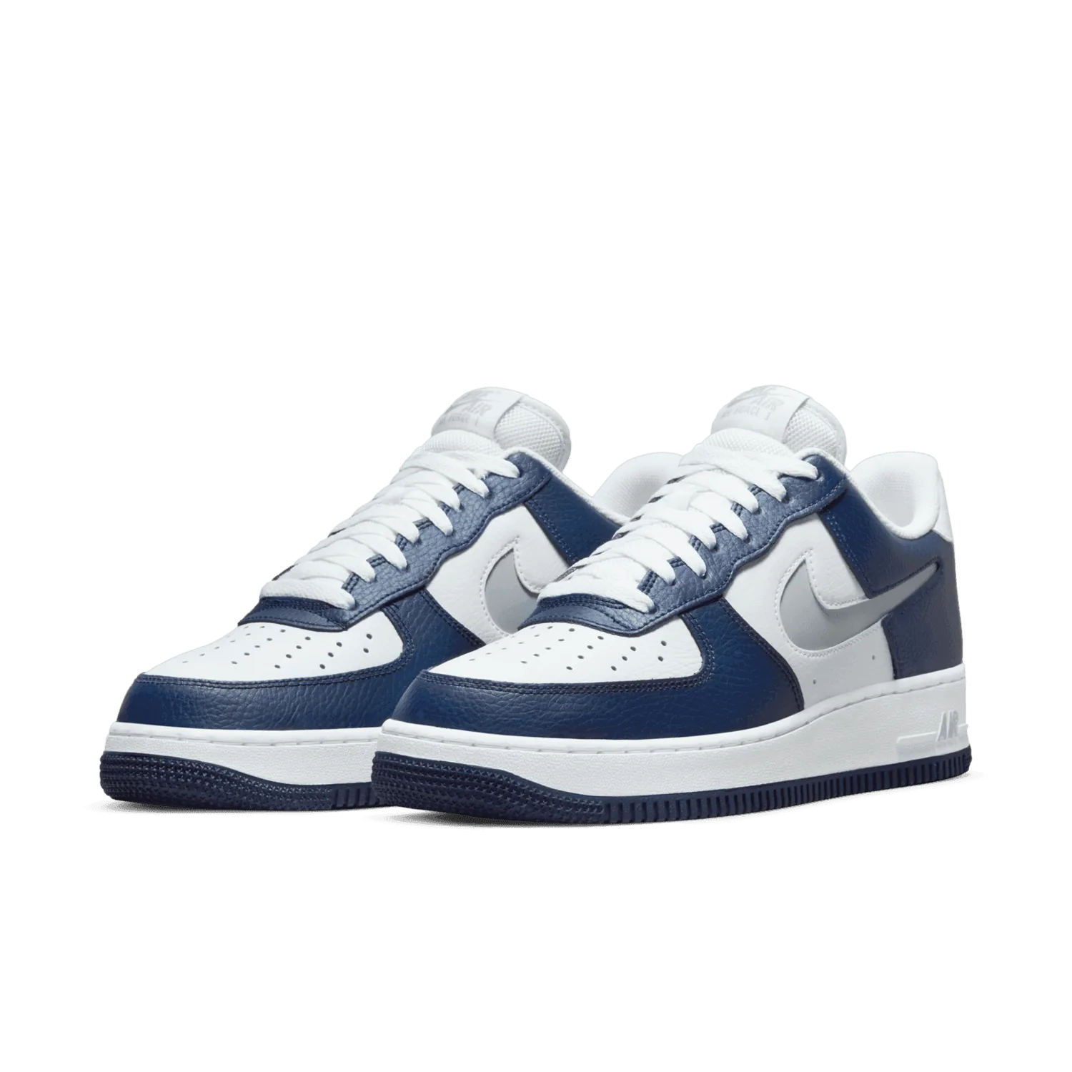 Nike Air Force 1 Low White Navy Grey image 4