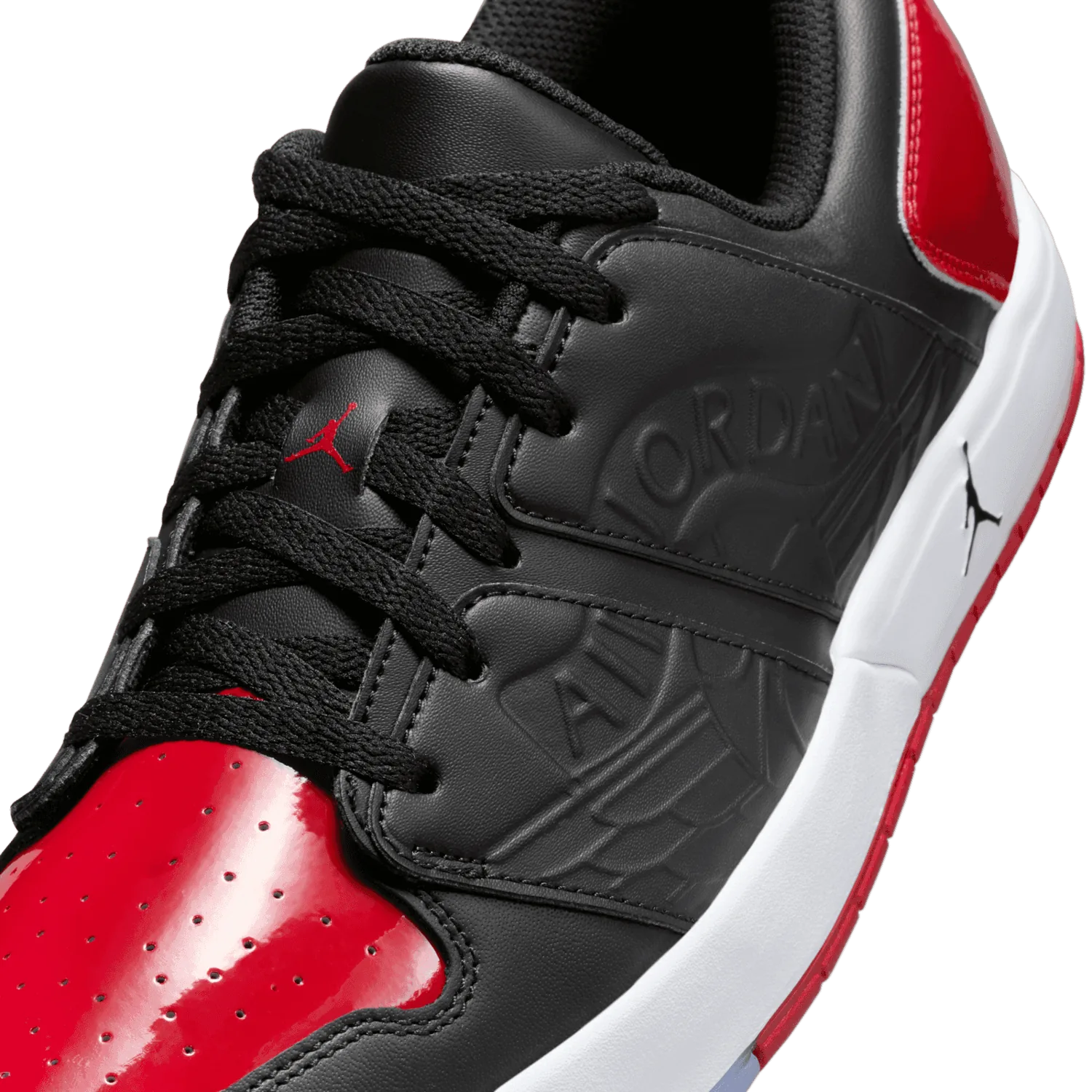 Air Jordan Nu Retro 1 Low Patent Bred image 6