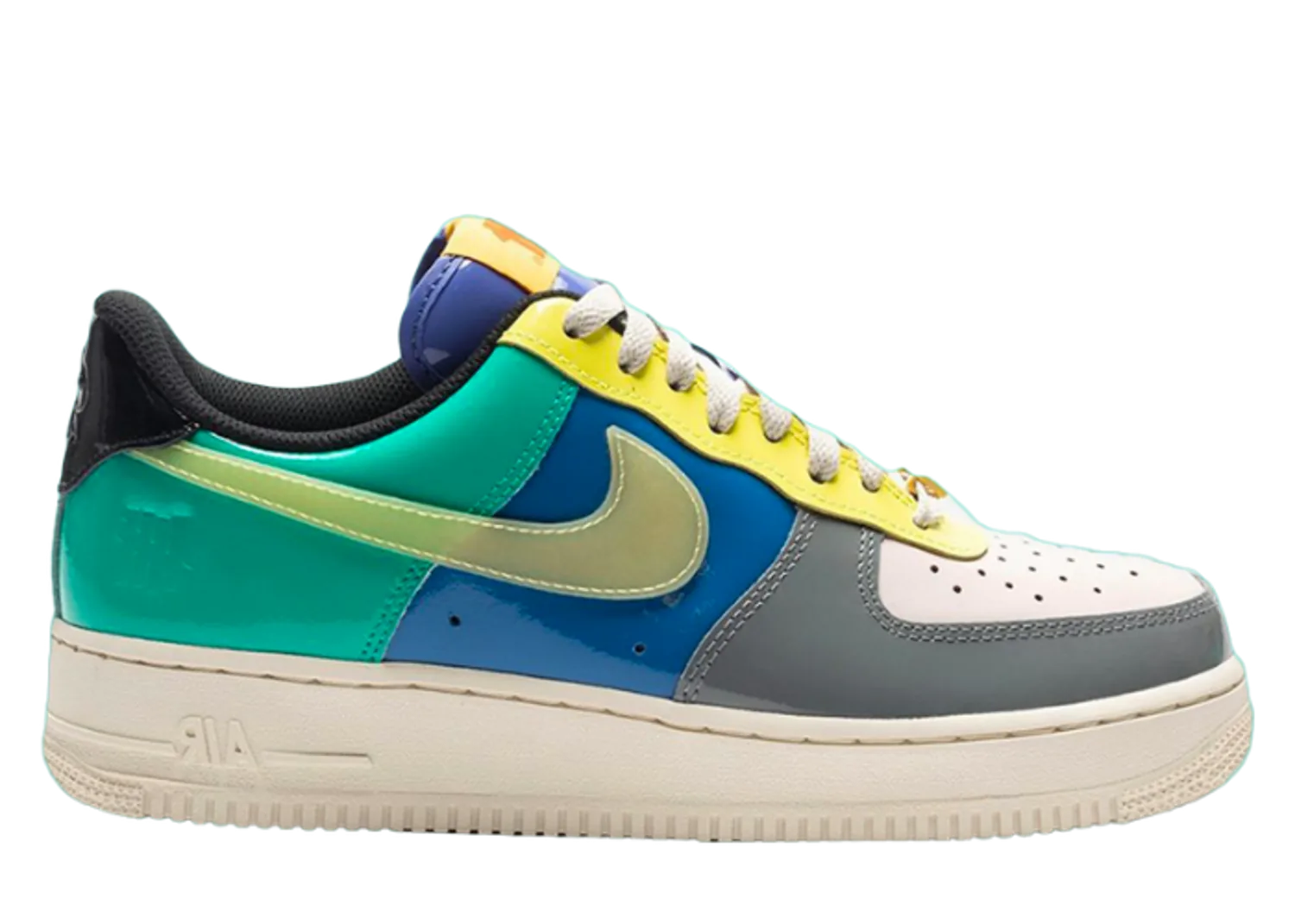 Nike Air Force 1 Low Patent Undefeated Topaz Gold