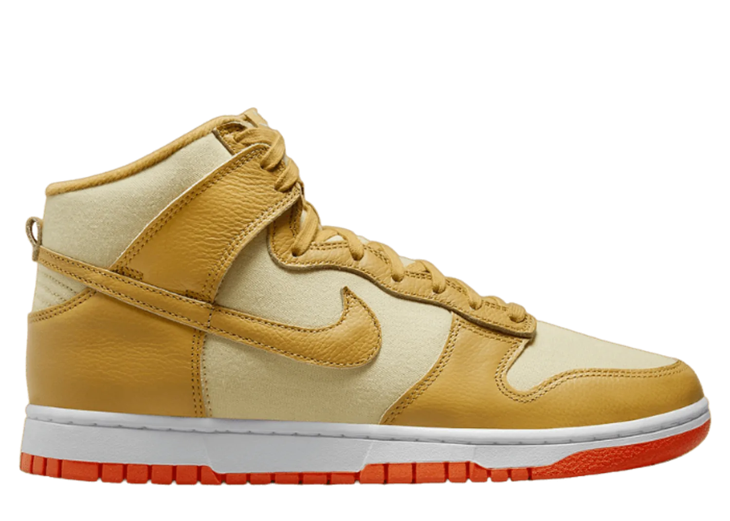Nike Dunk High Premium Gold Orange