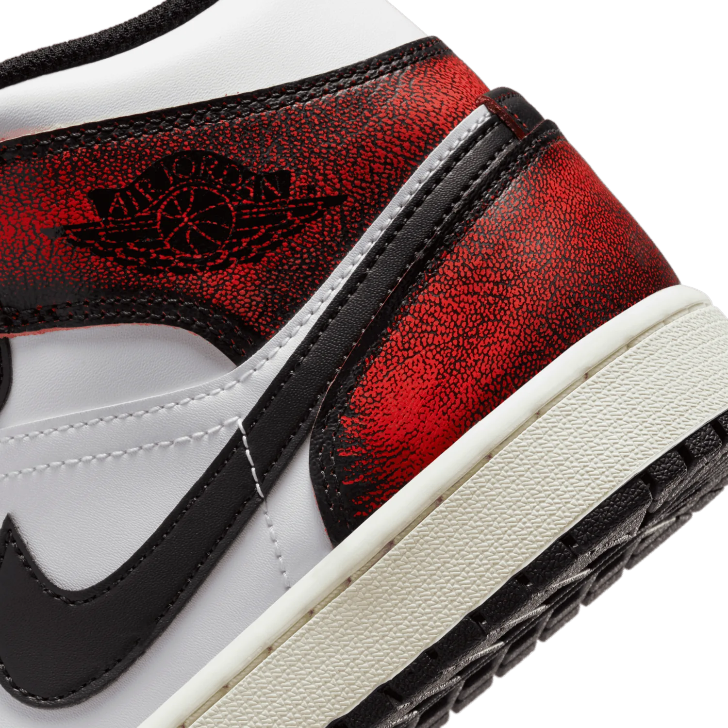 Jordan 1 Mid Wear-Away Chicago image 7