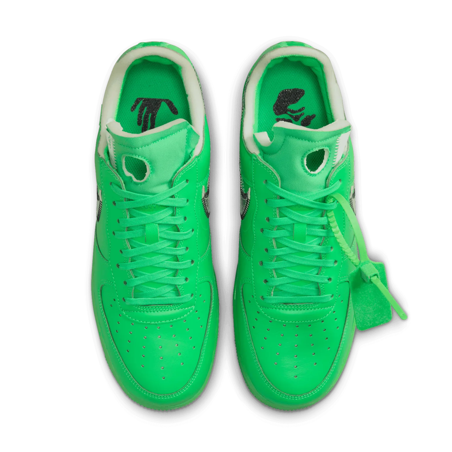 Nike Air Force 1 Low Off-White Light Green Spark BKM image 4