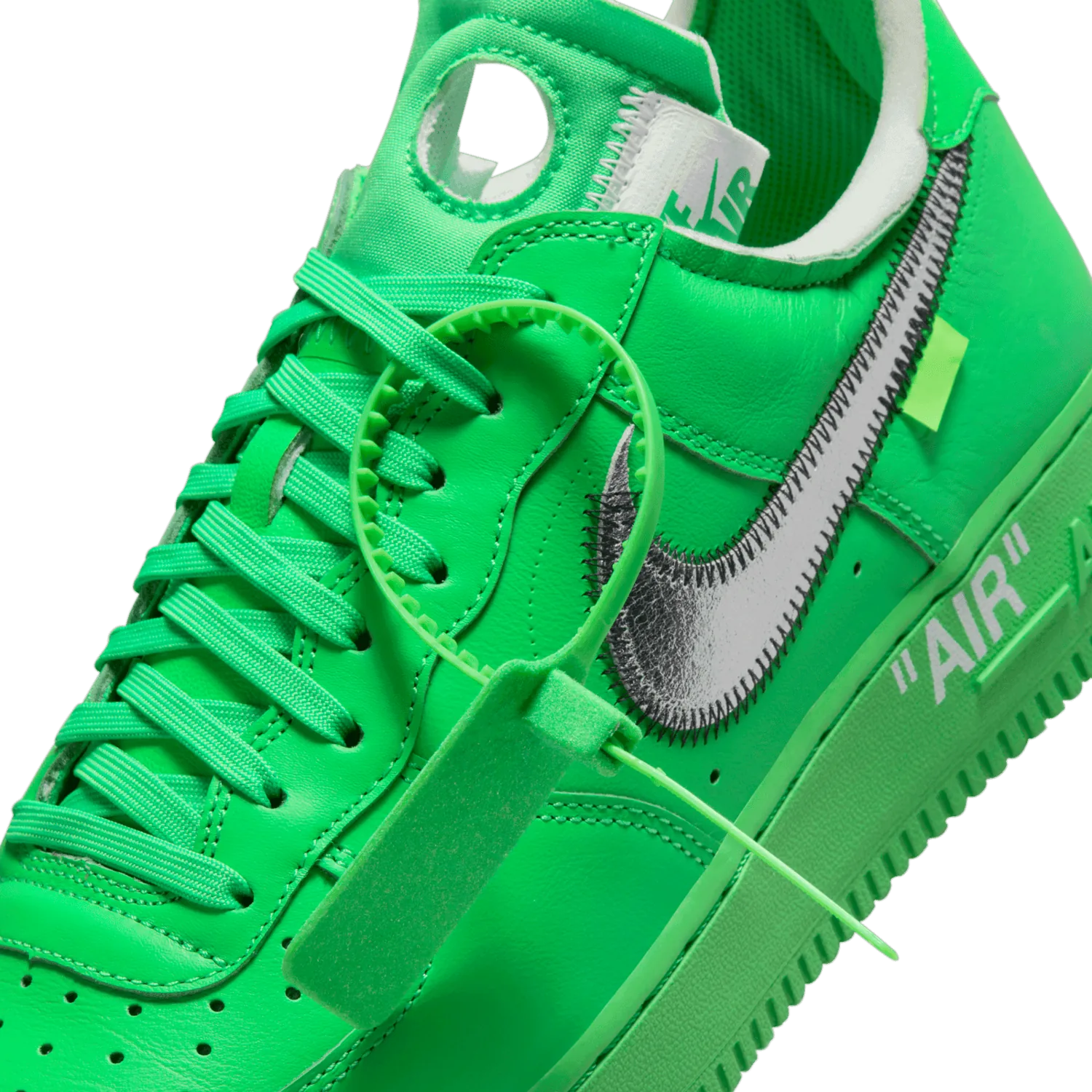 Nike Air Force 1 Low Off-White Light Green Spark BKM image 9