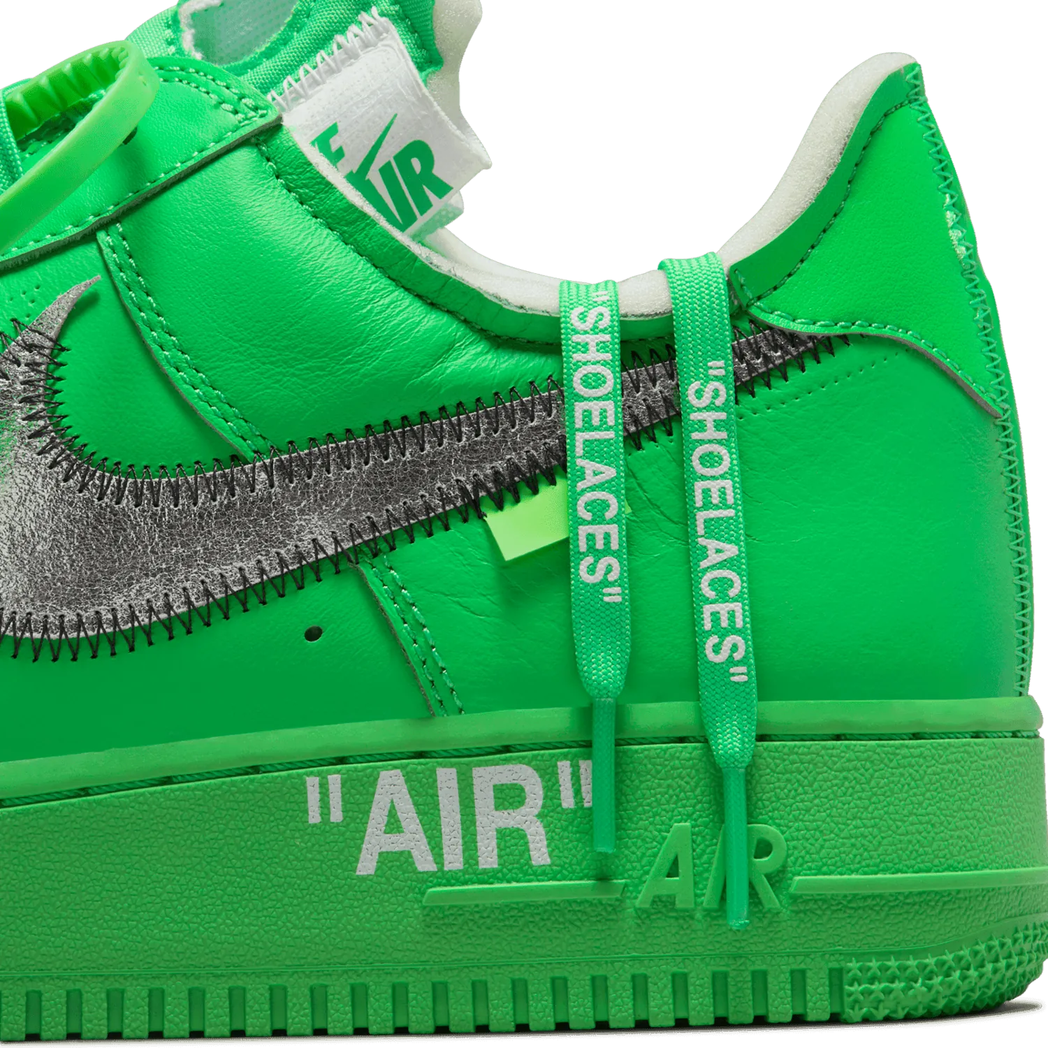 Nike Air Force 1 Low Off-White Light Green Spark BKM image 10