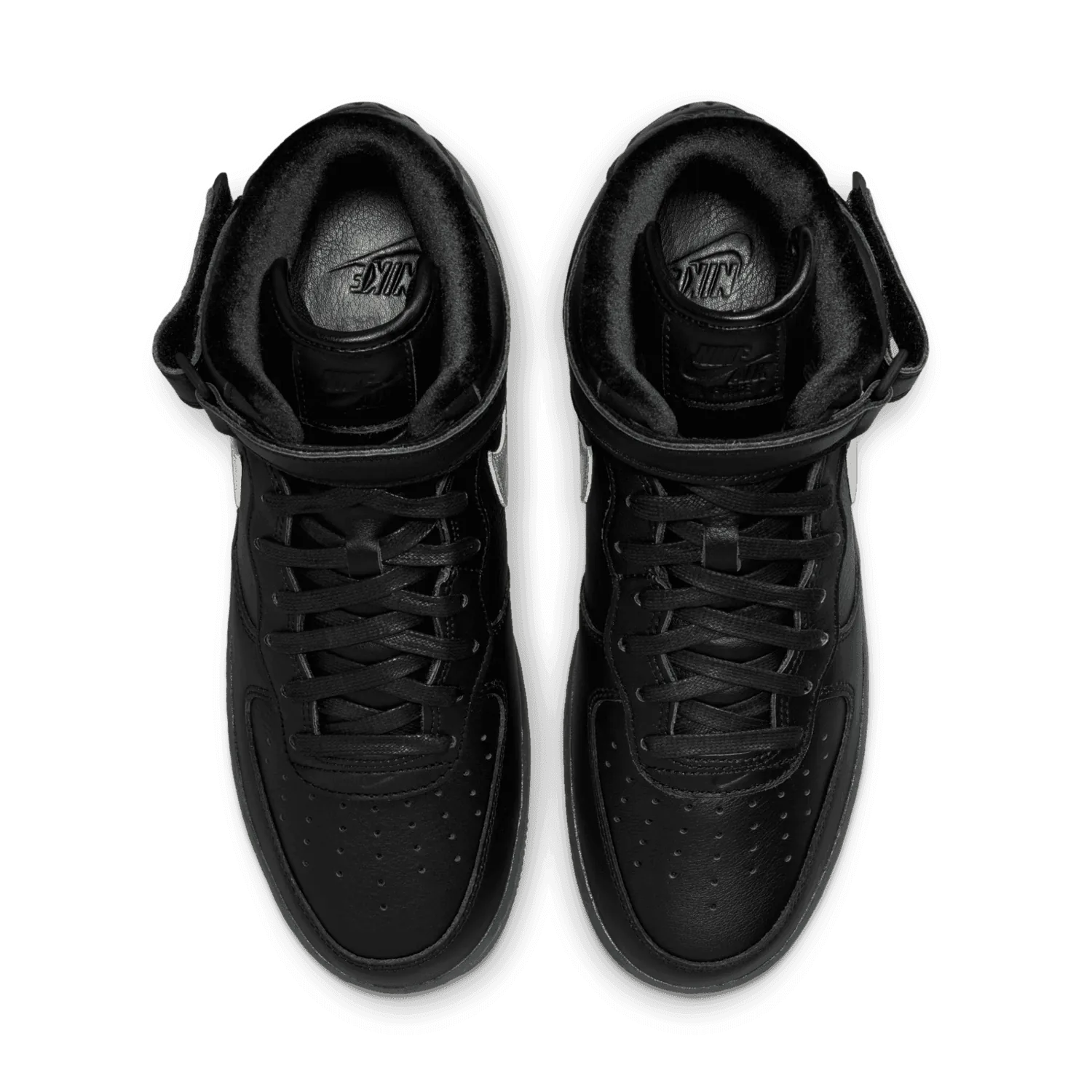 Nike Air Force 1 Mid Premium Black Metallic image 3
