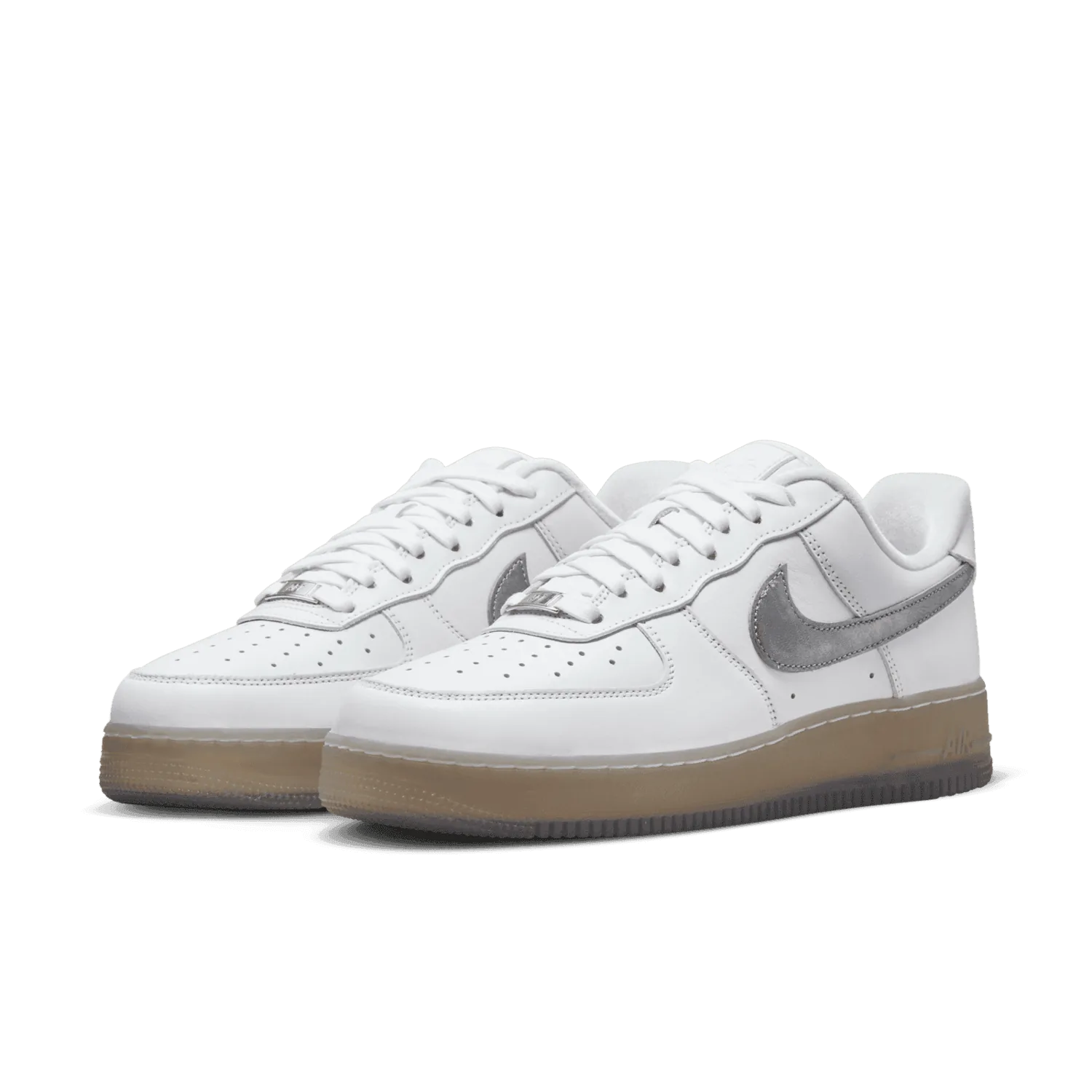 Nike Air Force 1 Low Premium White Metallic Silver image 4