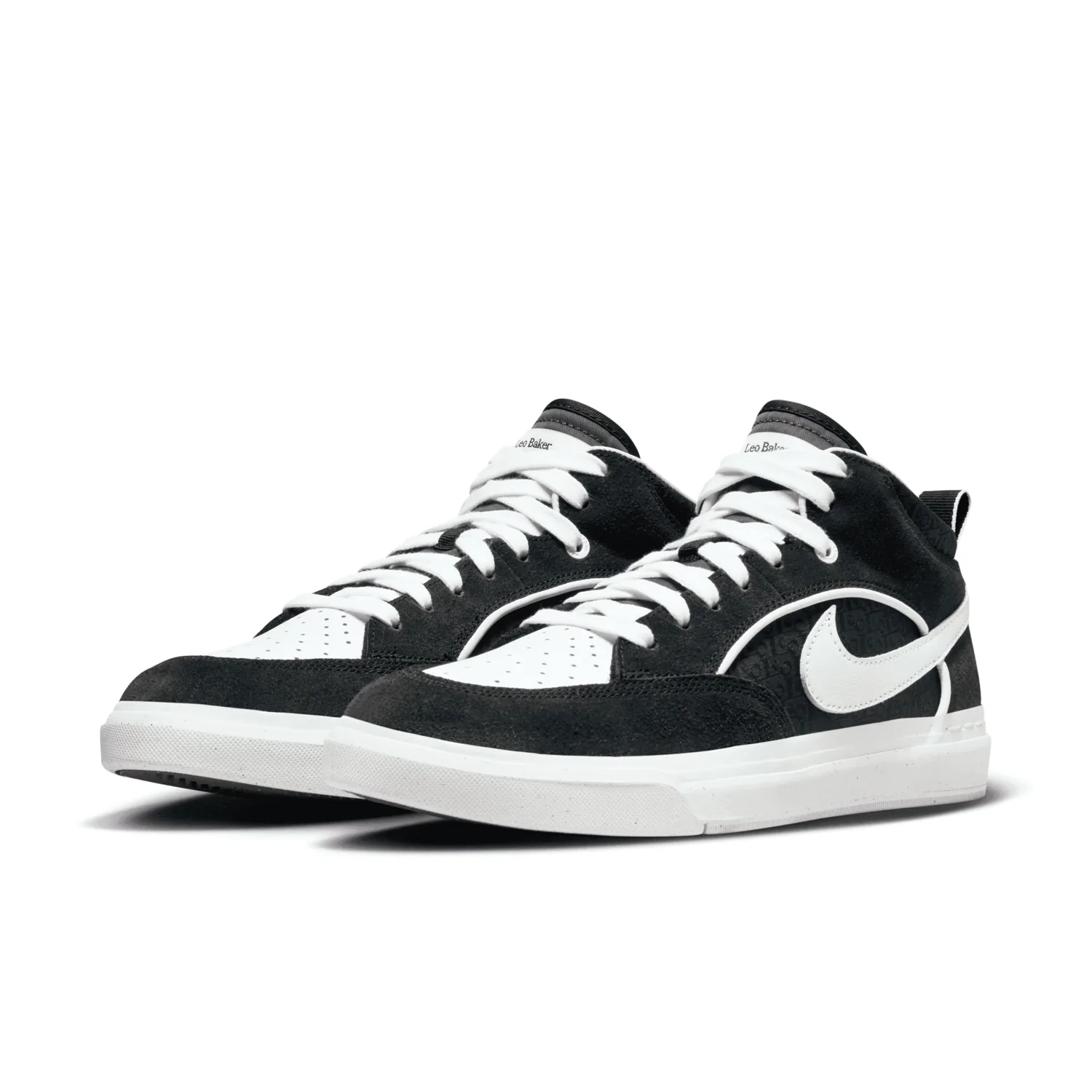 Nike SB React Leo Black White image 5