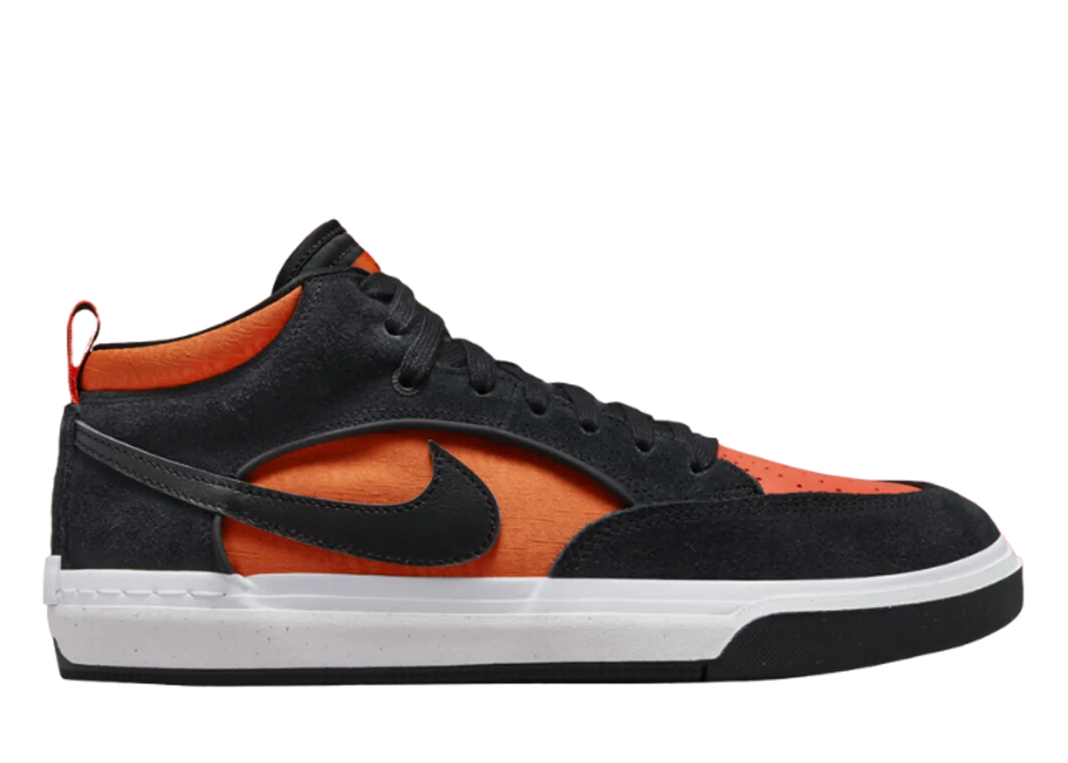 Nike SB React Leo Black Electro Orange