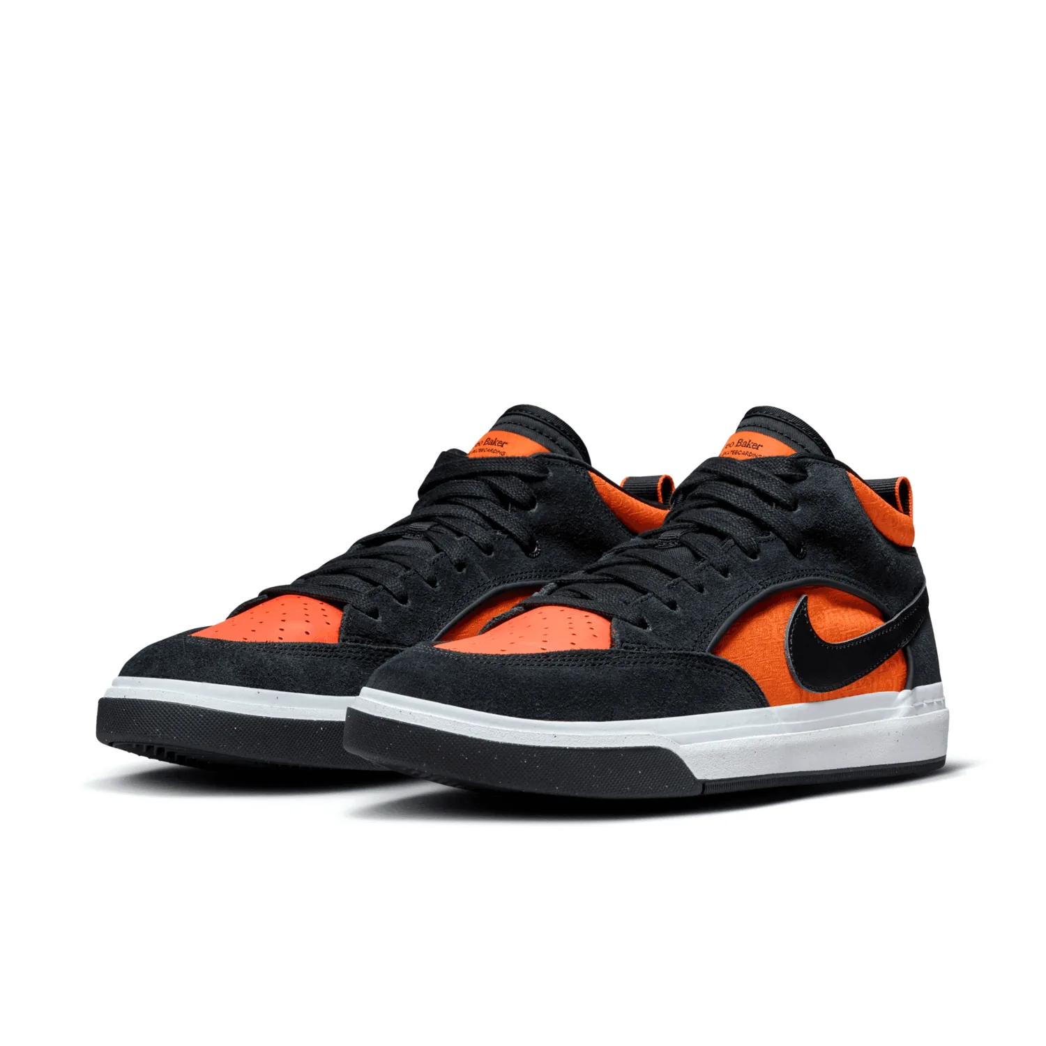 Nike SB React Leo Black Electro Orange image 5