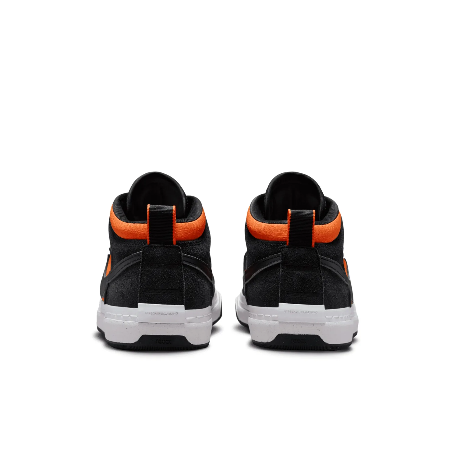 Nike SB React Leo Black Electro Orange image 6