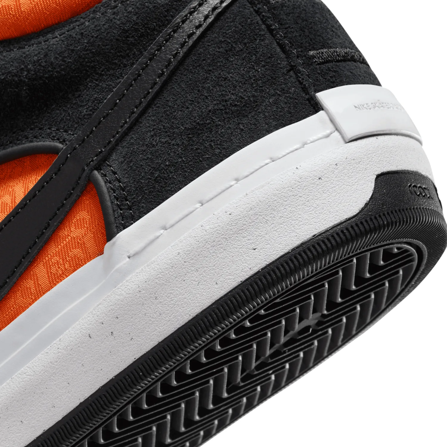 Nike SB React Leo Black Electro Orange image 8