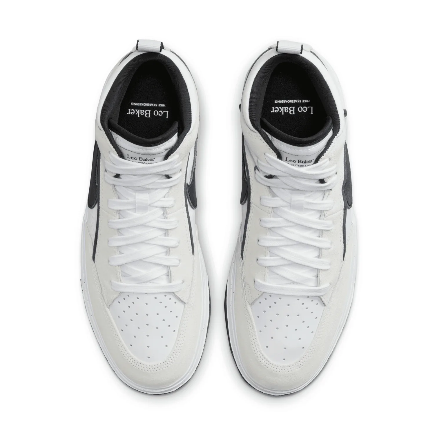 Nike SB React Leo White Black image 4