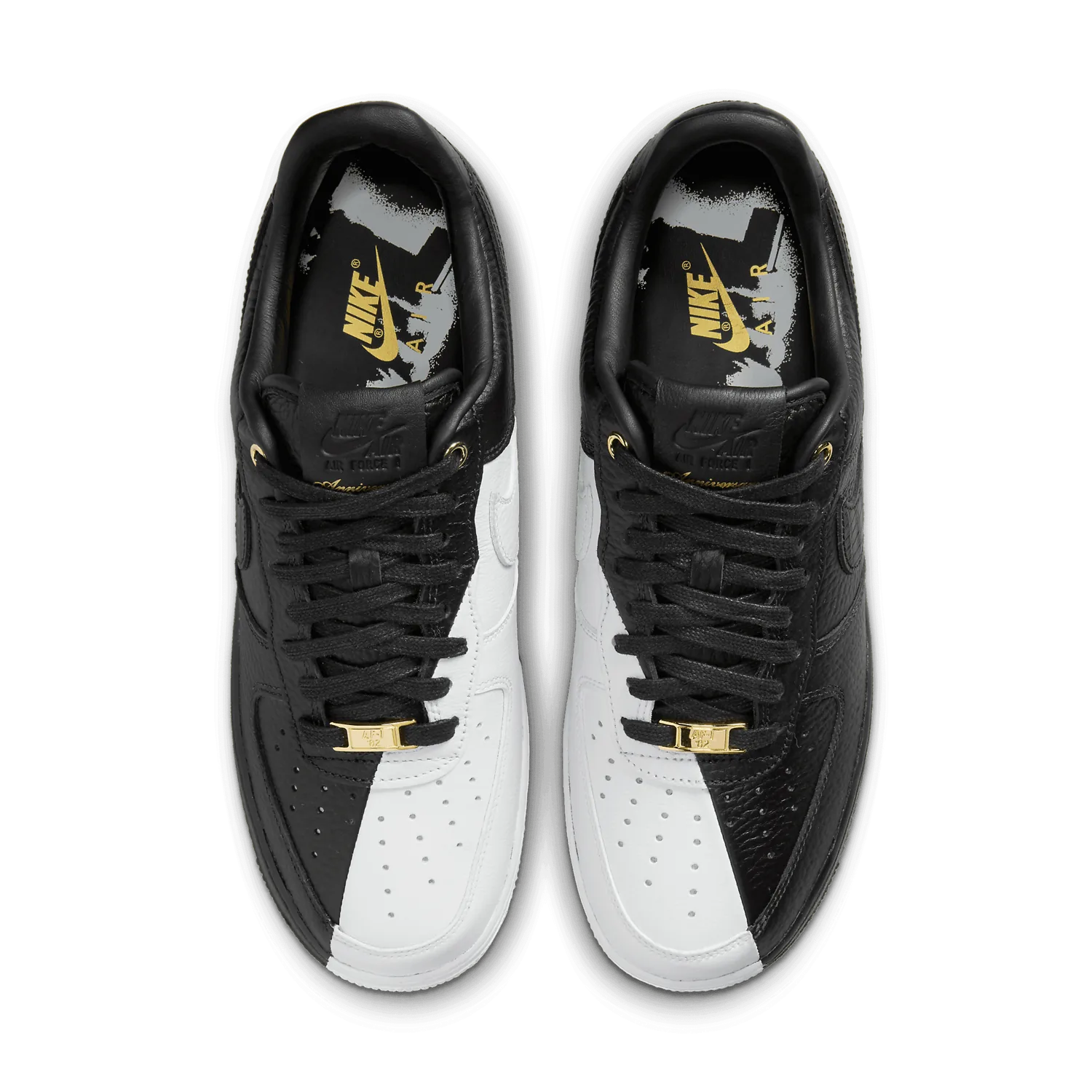Nike Air Force 1 Low 40th Anniversary Edition Split Black White image 3