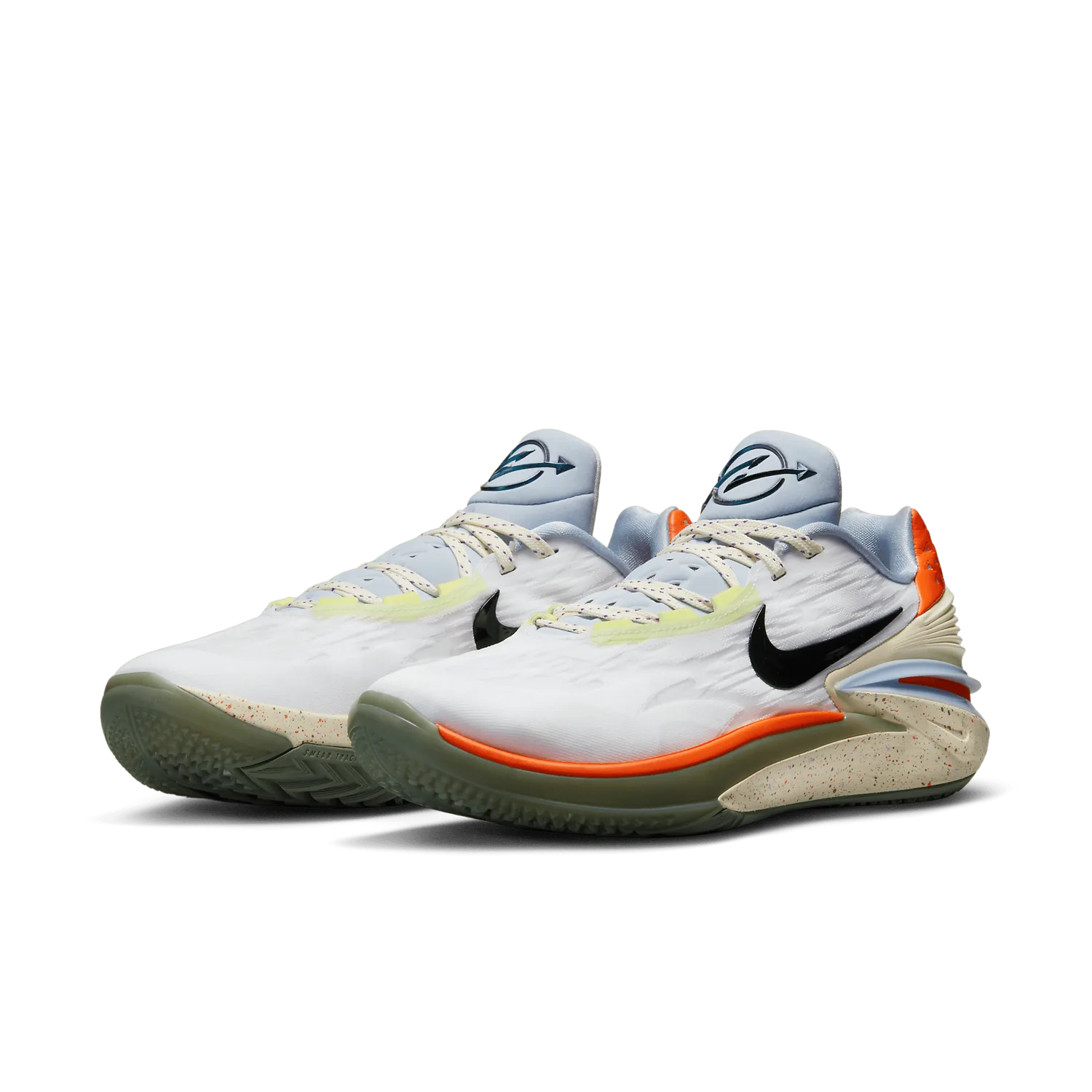 Nike Air Zoom GT Cut 2 White Ice Blue Orange image 4
