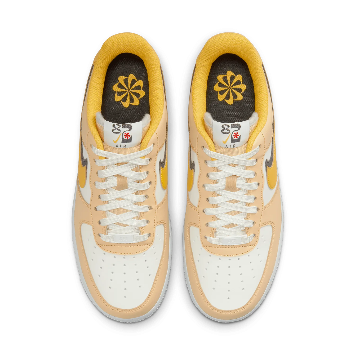 Nike Air Force 1 Low 82 Tan White Yellow image 3