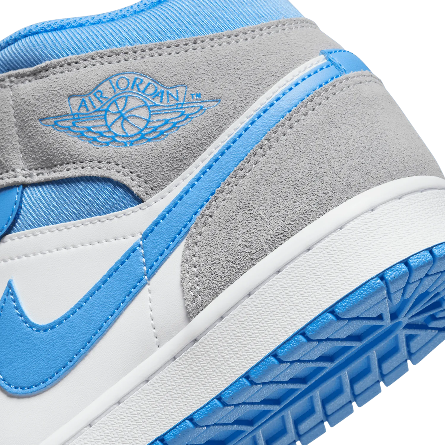 Jordan 1 Mid University Blue Grey image 7