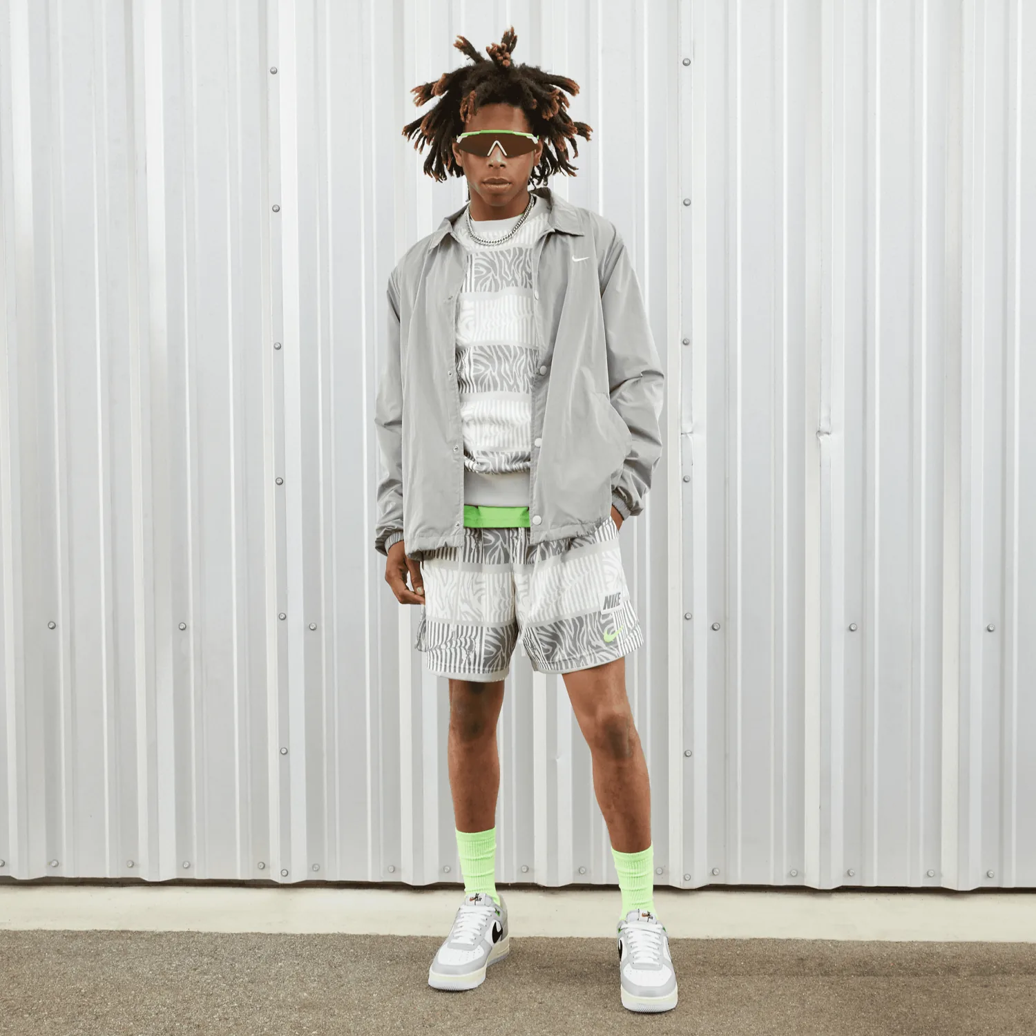 Nike Air Force 1 Low Split Light Silver image 2