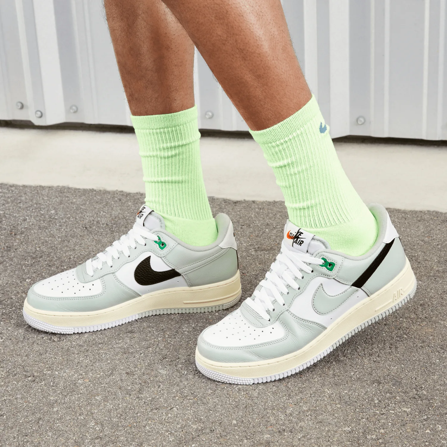Nike Air Force 1 Low Split Light Silver image 3