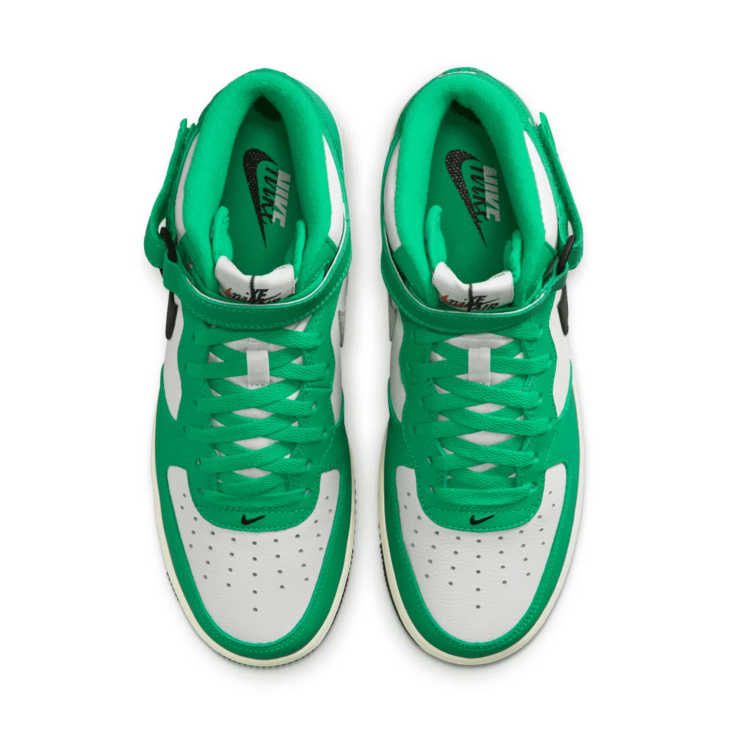 Nike Air Force 1 Mid Split Summit White Stadium Green image 4