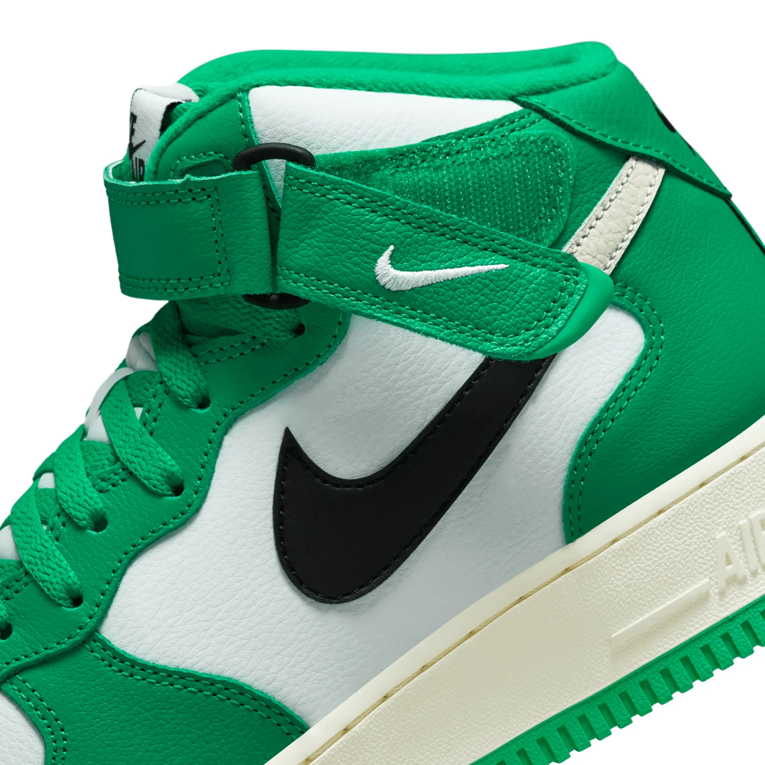 Nike Air Force 1 Mid Split Summit White Stadium Green image 7