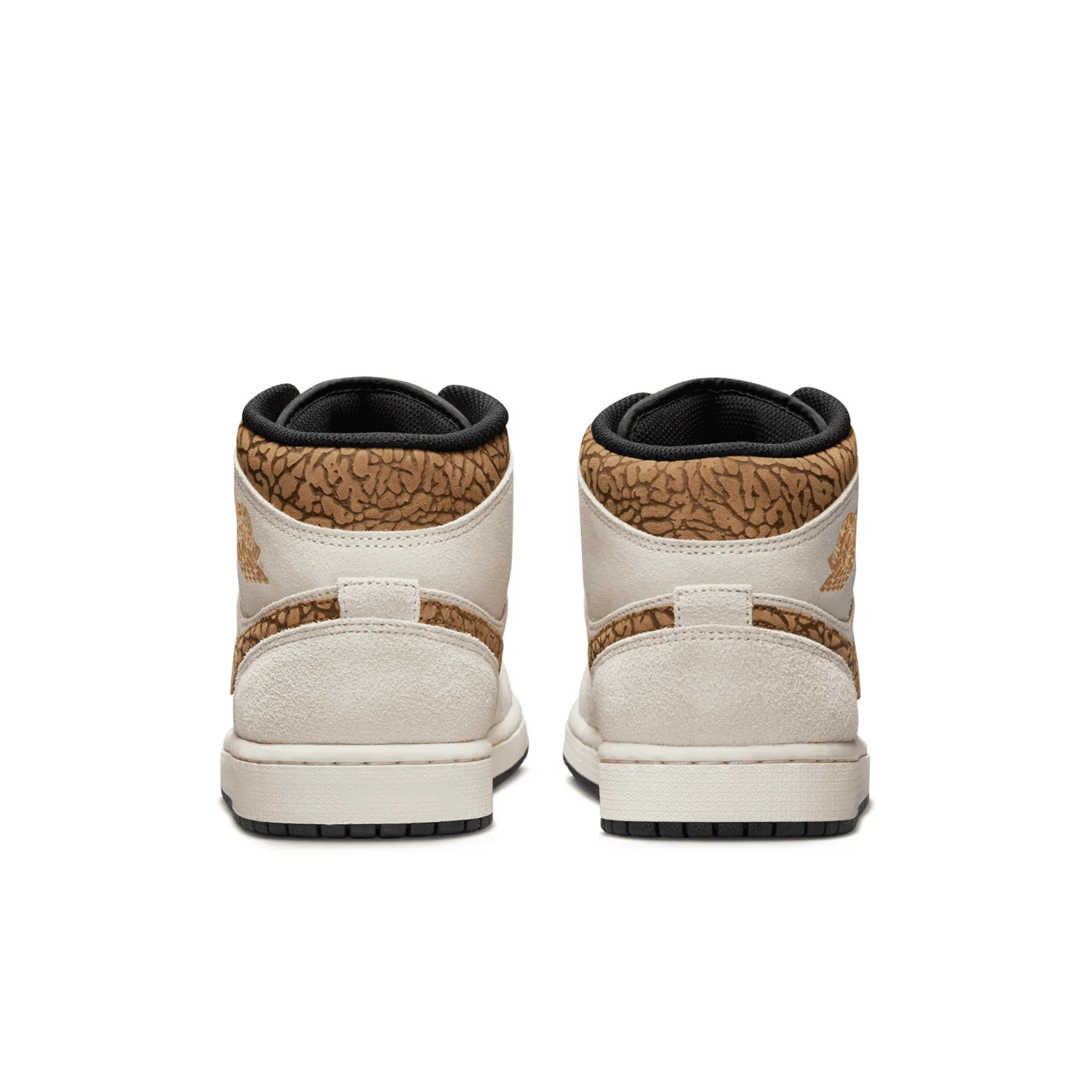 Air Jordan 1 Mid SE Elephant Print Light Orewood Brown image 5
