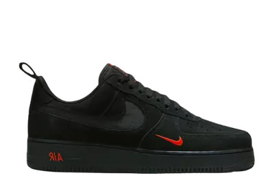 Nike Air Force 1 Low Multi-Swoosh Black Orange