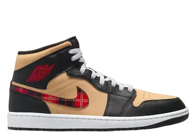 Air Jordan 1 Mid SE Tartan Swoosh
