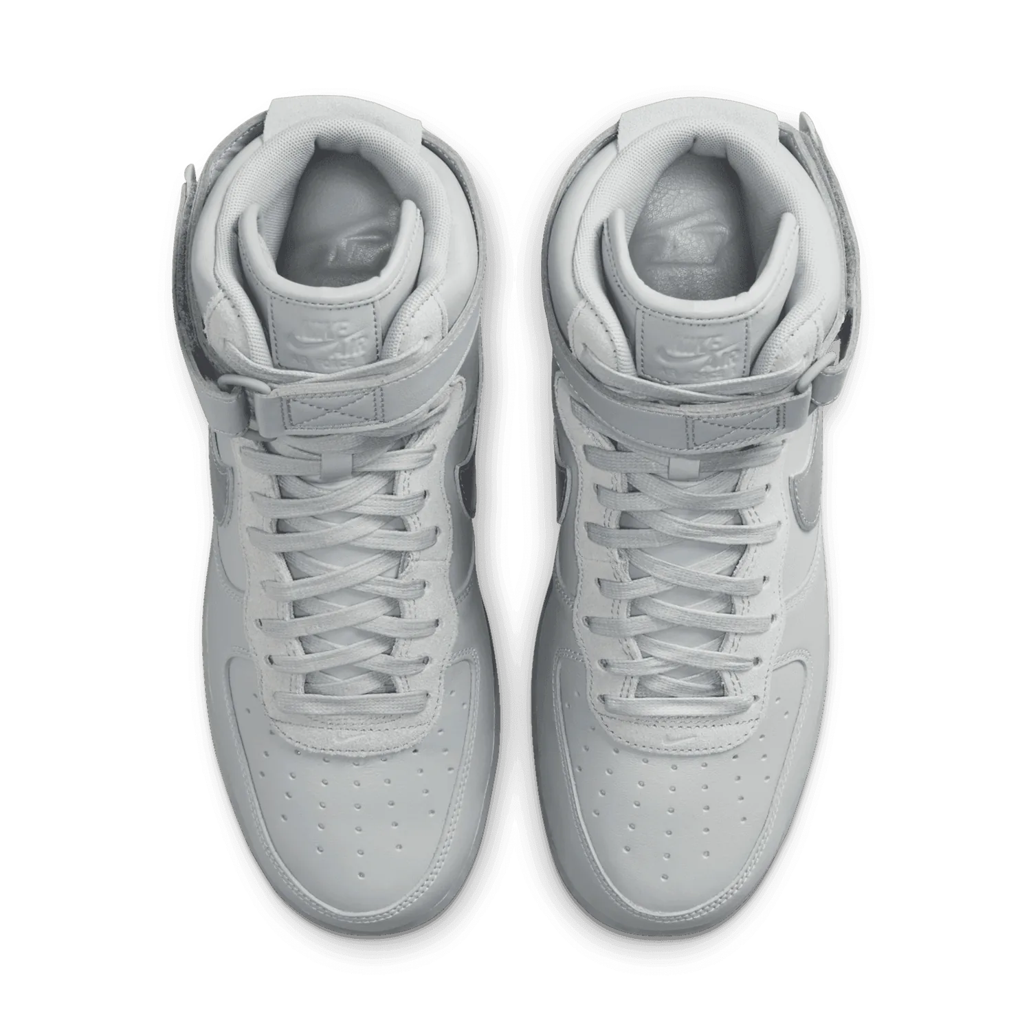 Nike Air Force 1 High Premium Wolf Grey Metallic Silver image 3