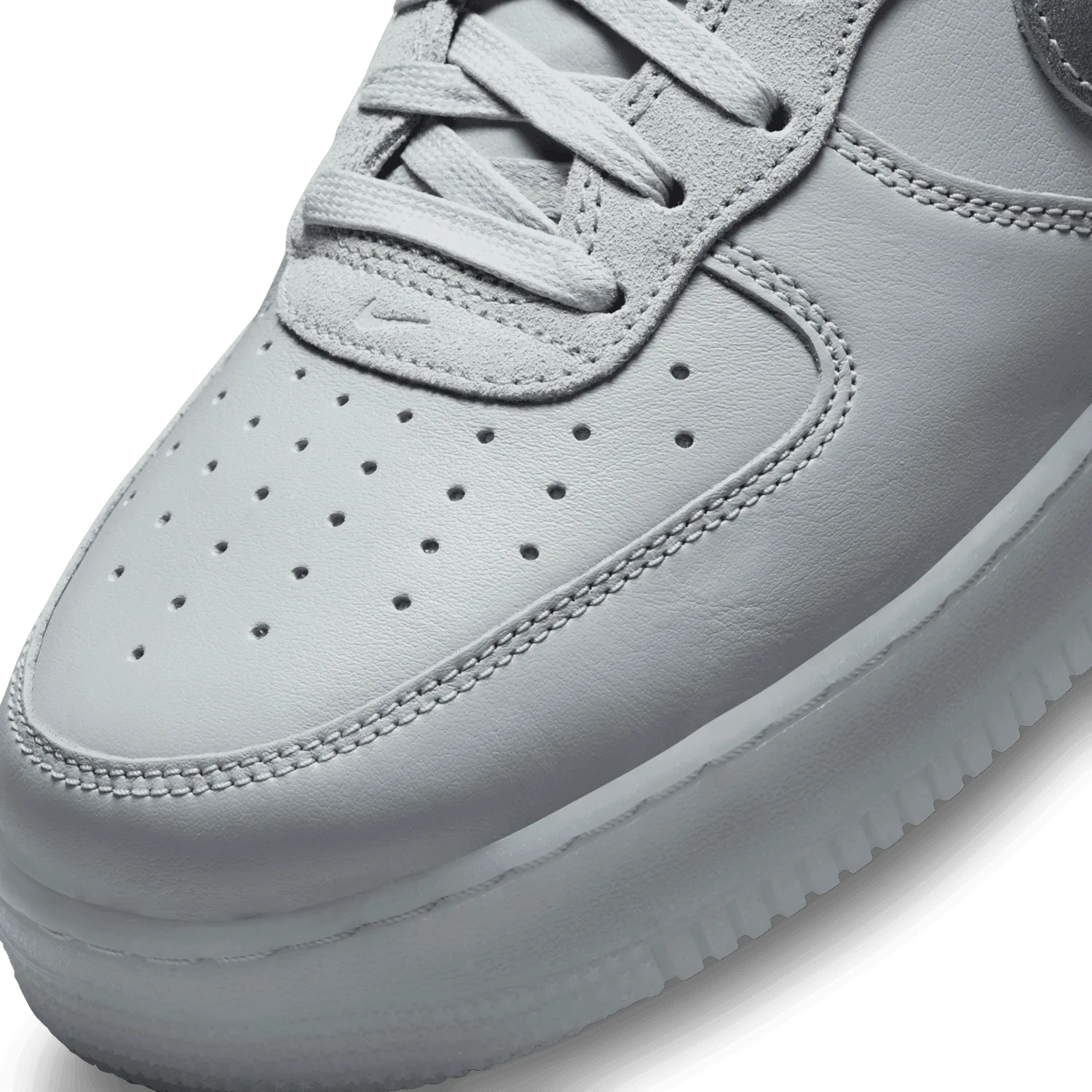 Nike Air Force 1 High Premium Wolf Grey Metallic Silver image 6