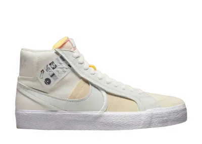 Nike SB Blazer Mid Warning Label Summit White