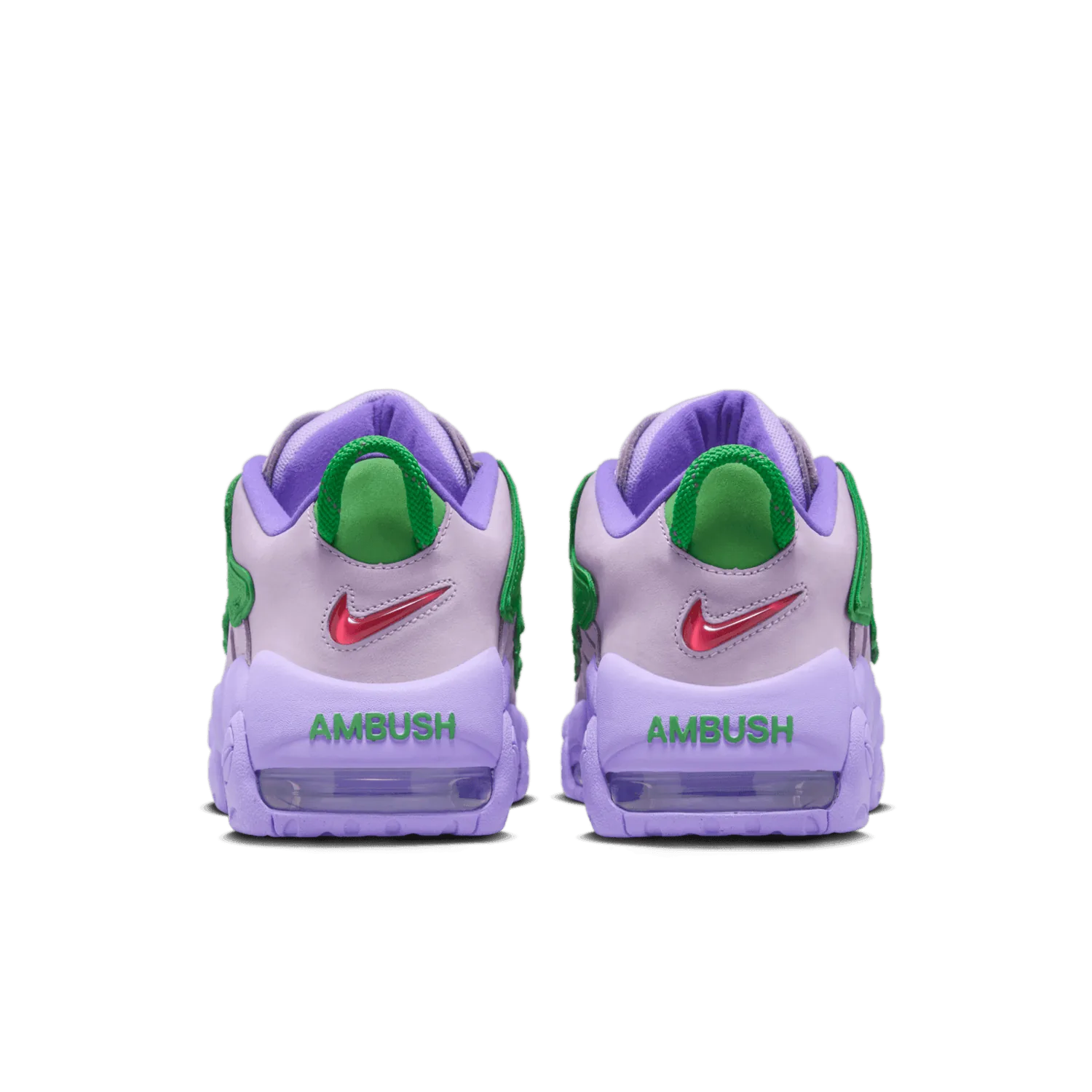 Nike Air More Uptempo Low AMBUSH Lilac Apple Green image 8
