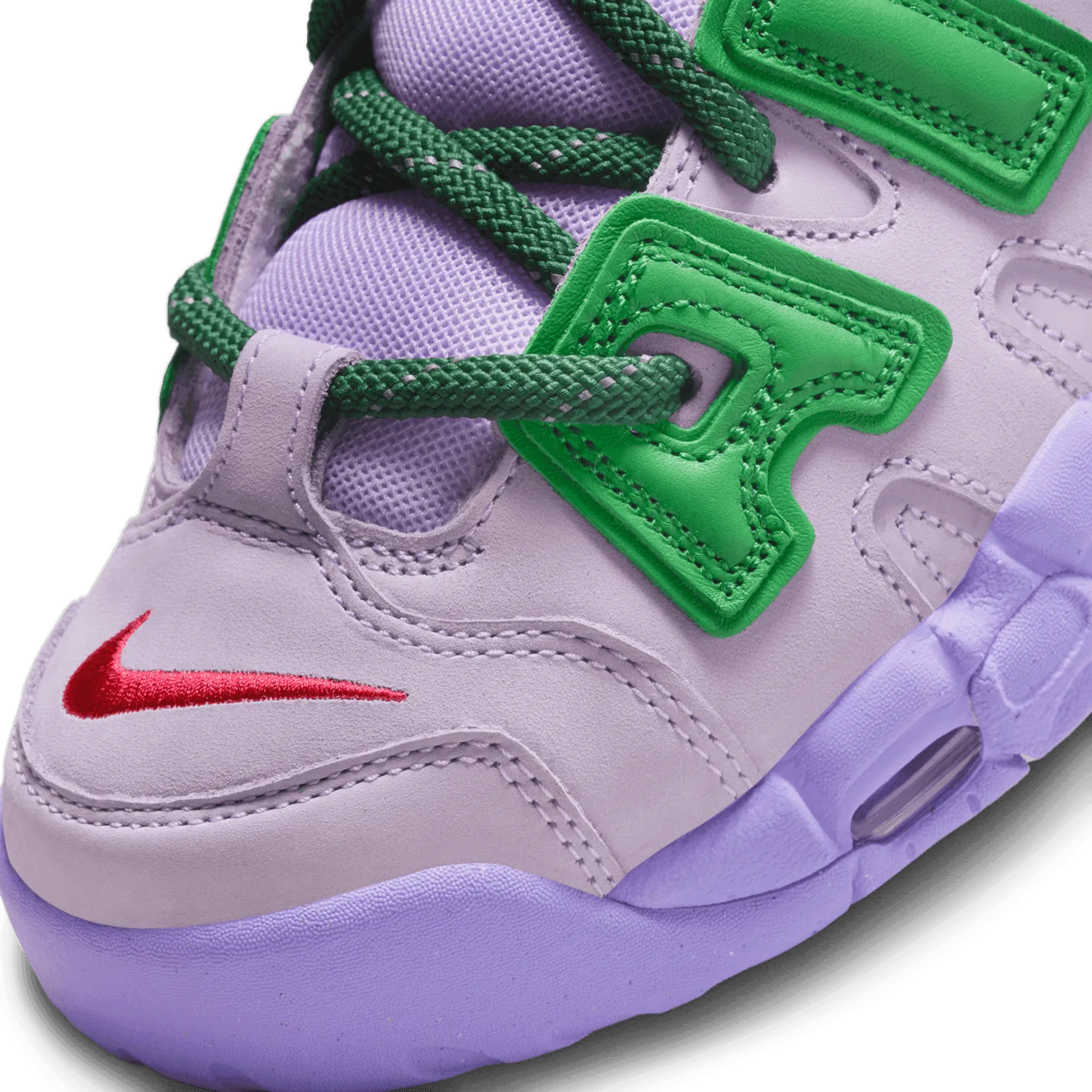 Nike Air More Uptempo Low AMBUSH Lilac Apple Green image 9