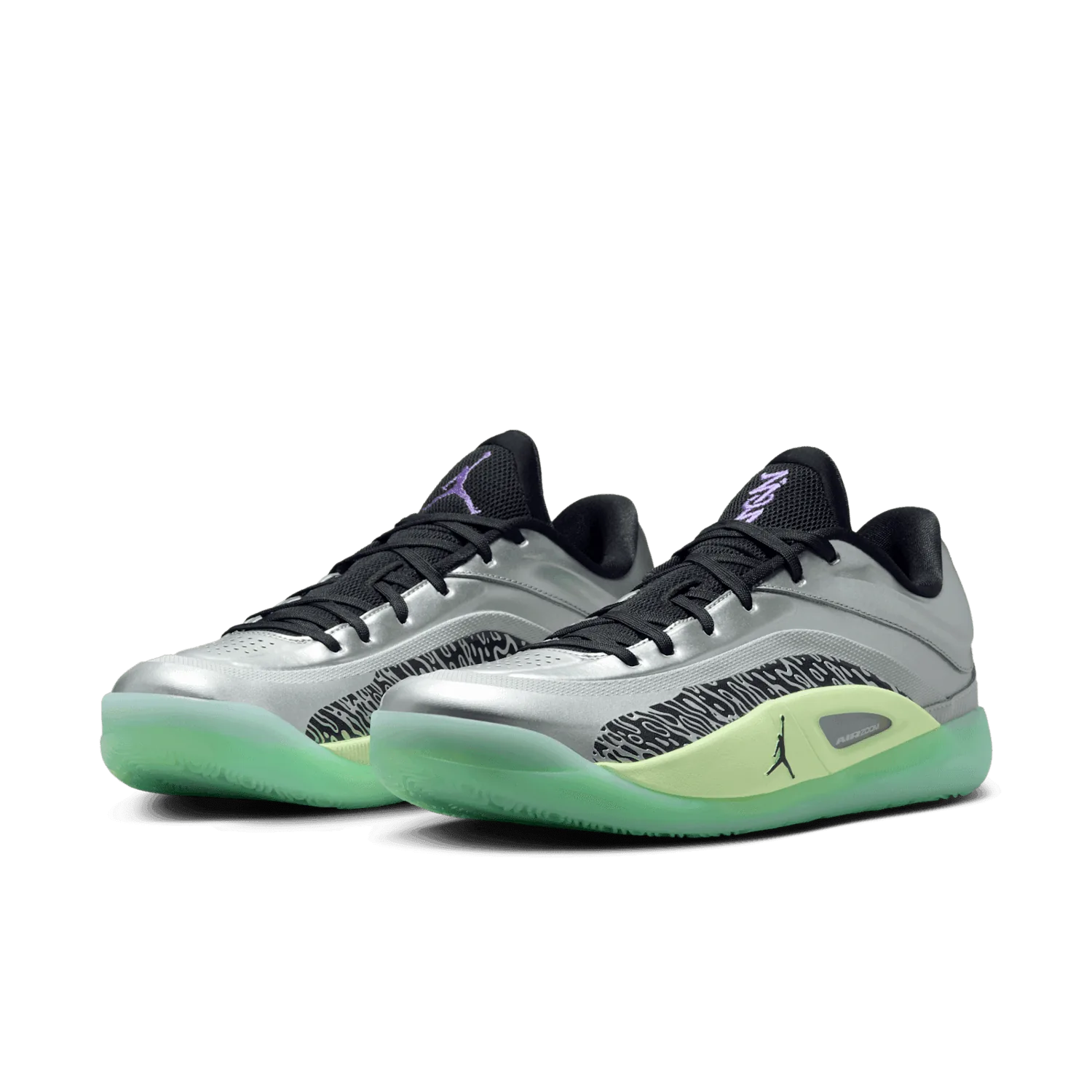 Jordan Zion 4 Damascus Steel image 4