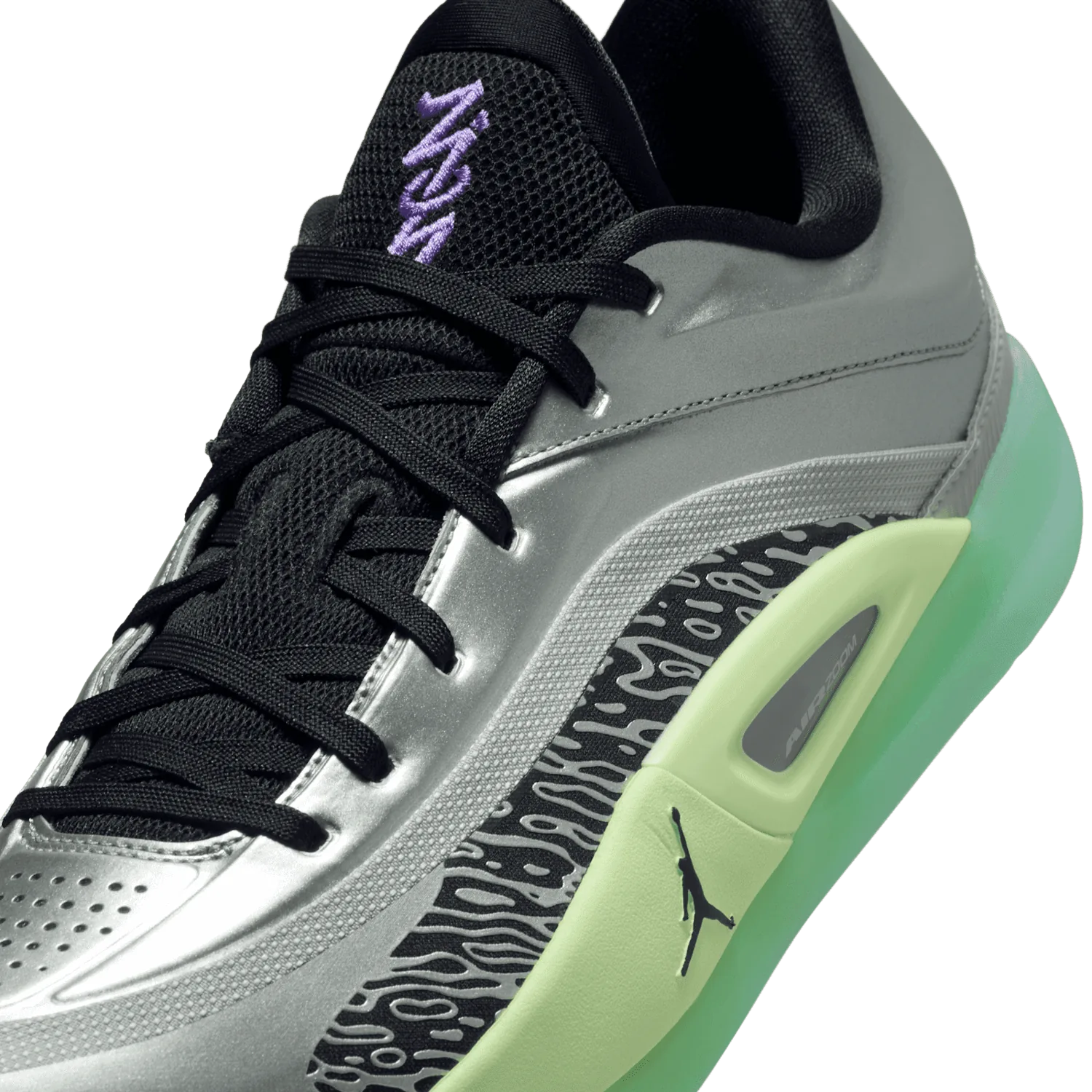 Jordan Zion 4 Damascus Steel image 6