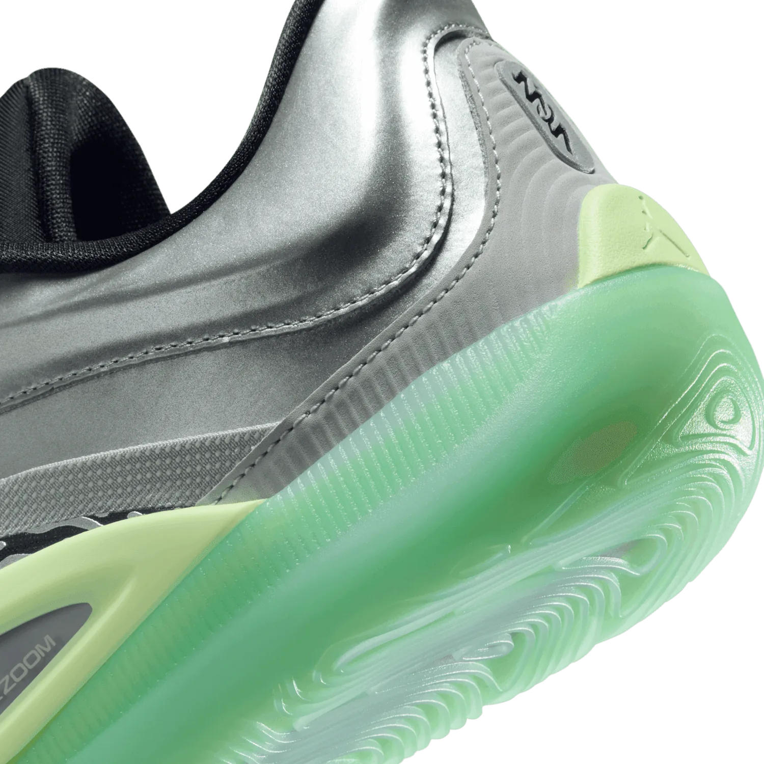 Jordan Zion 4 Damascus Steel image 7