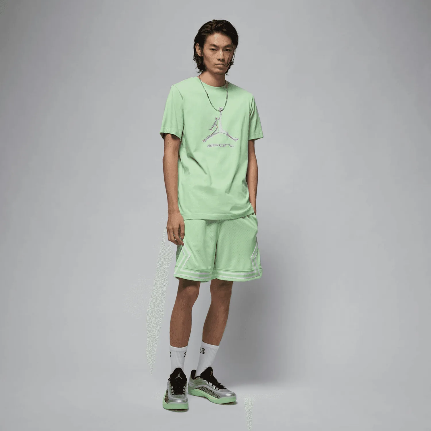 Jordan Zion 4 Damascus Steel image 9