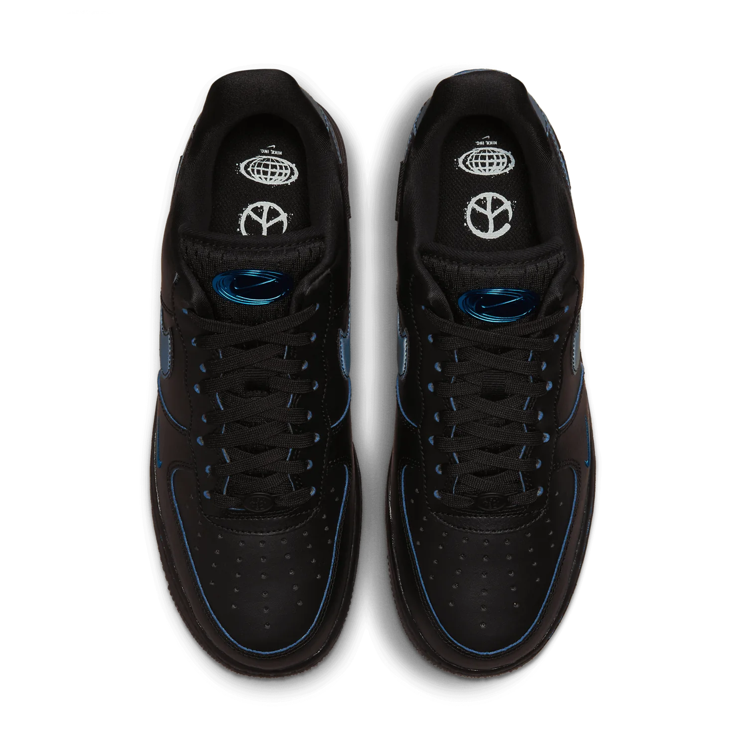Nike Air Force 1 Low Wear Away Black Blue image 3