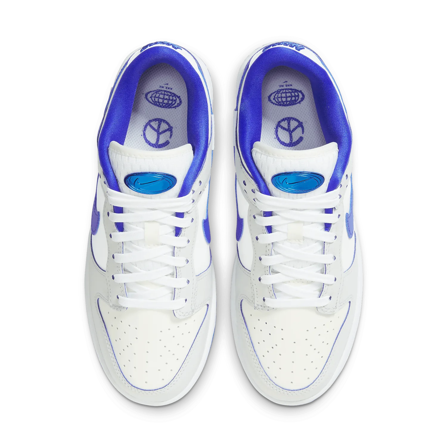 Nike Dunk Low Reflective White Game Royal image 3