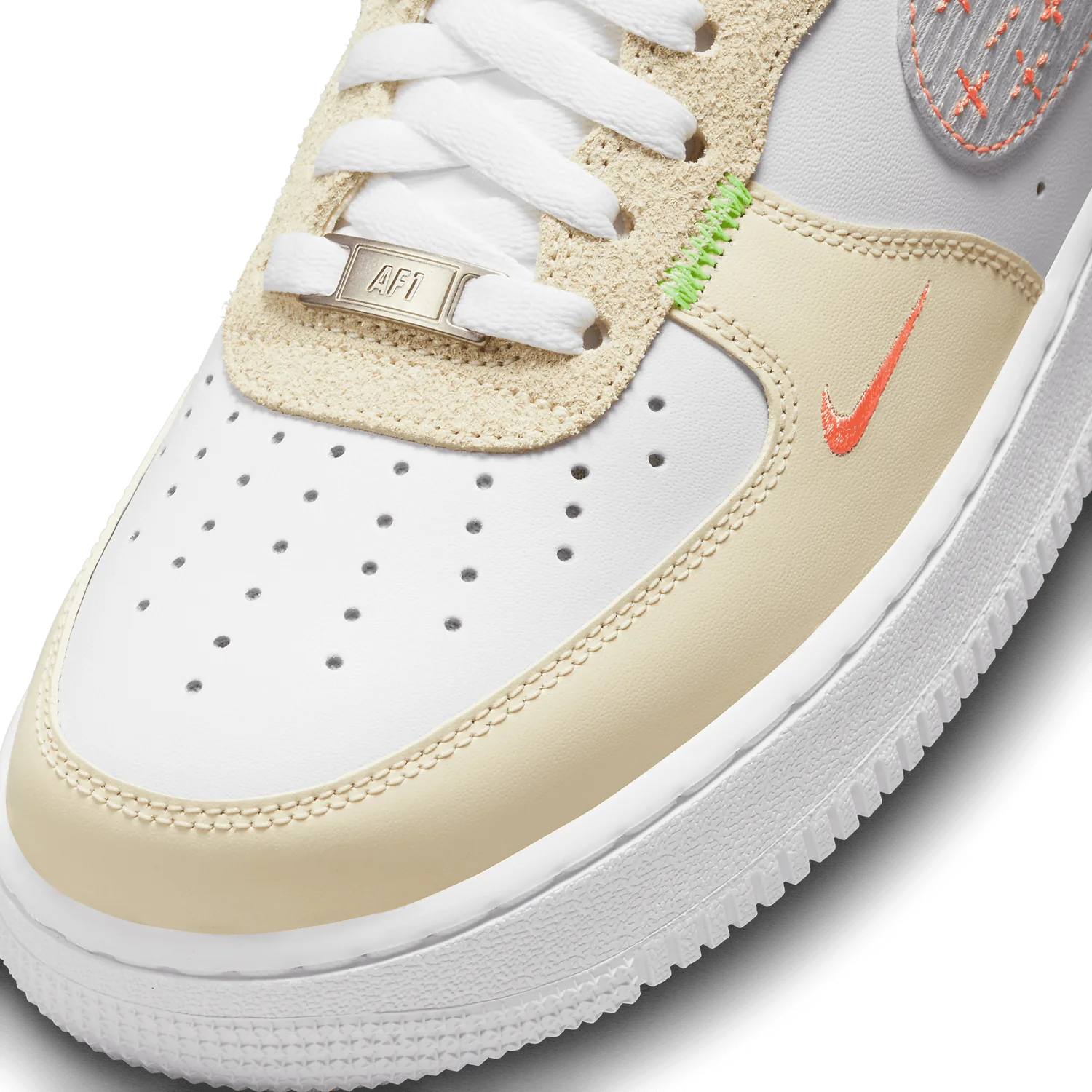 Nike Air Force 1 Low Sail Grey Neon image 6
