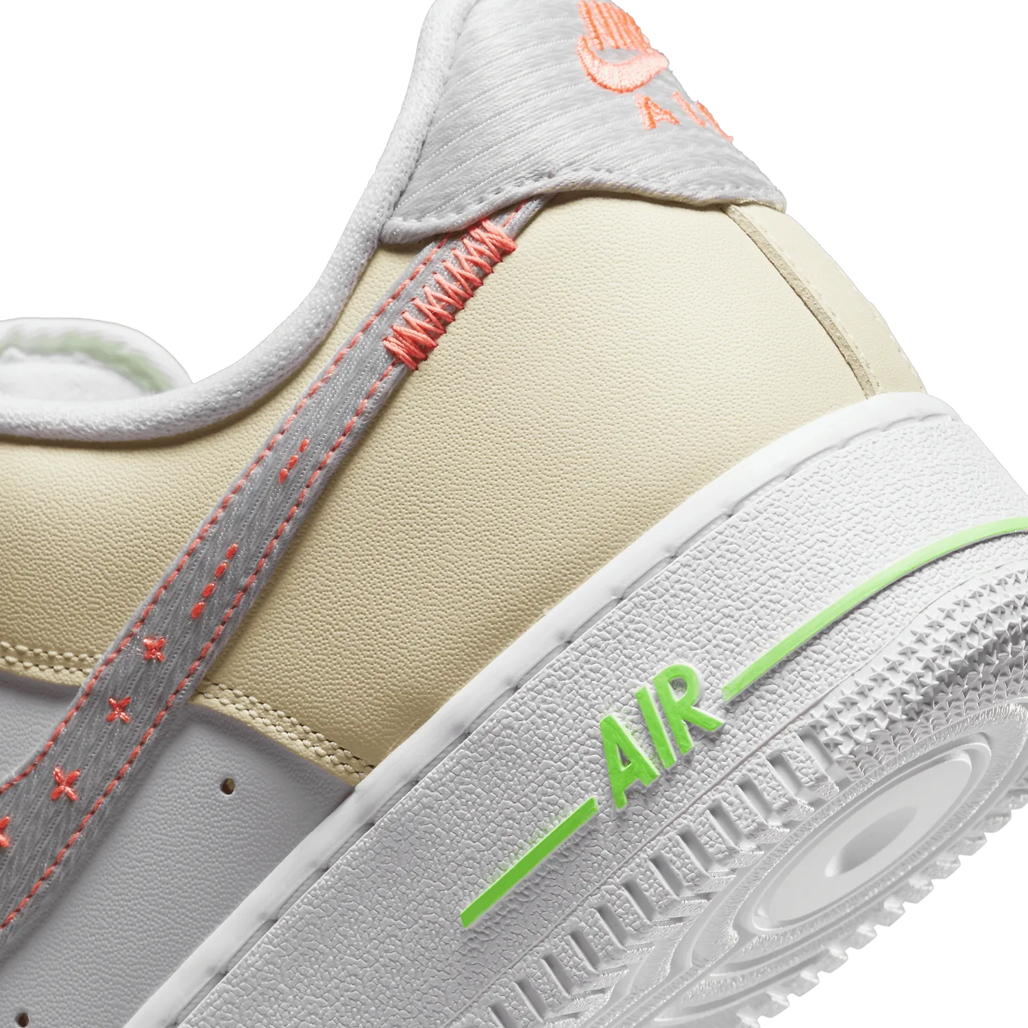 Nike Air Force 1 Low Sail Grey Neon image 7