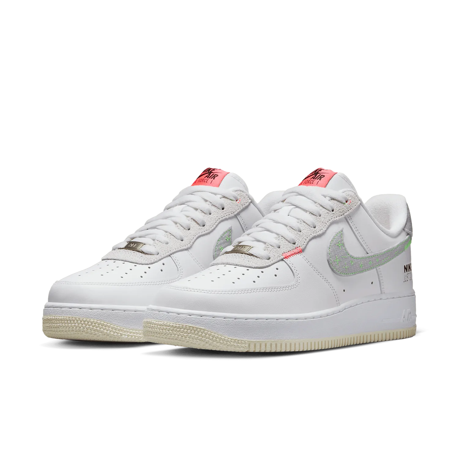 Nike Air Force 1 Low White Grey Neon image 4