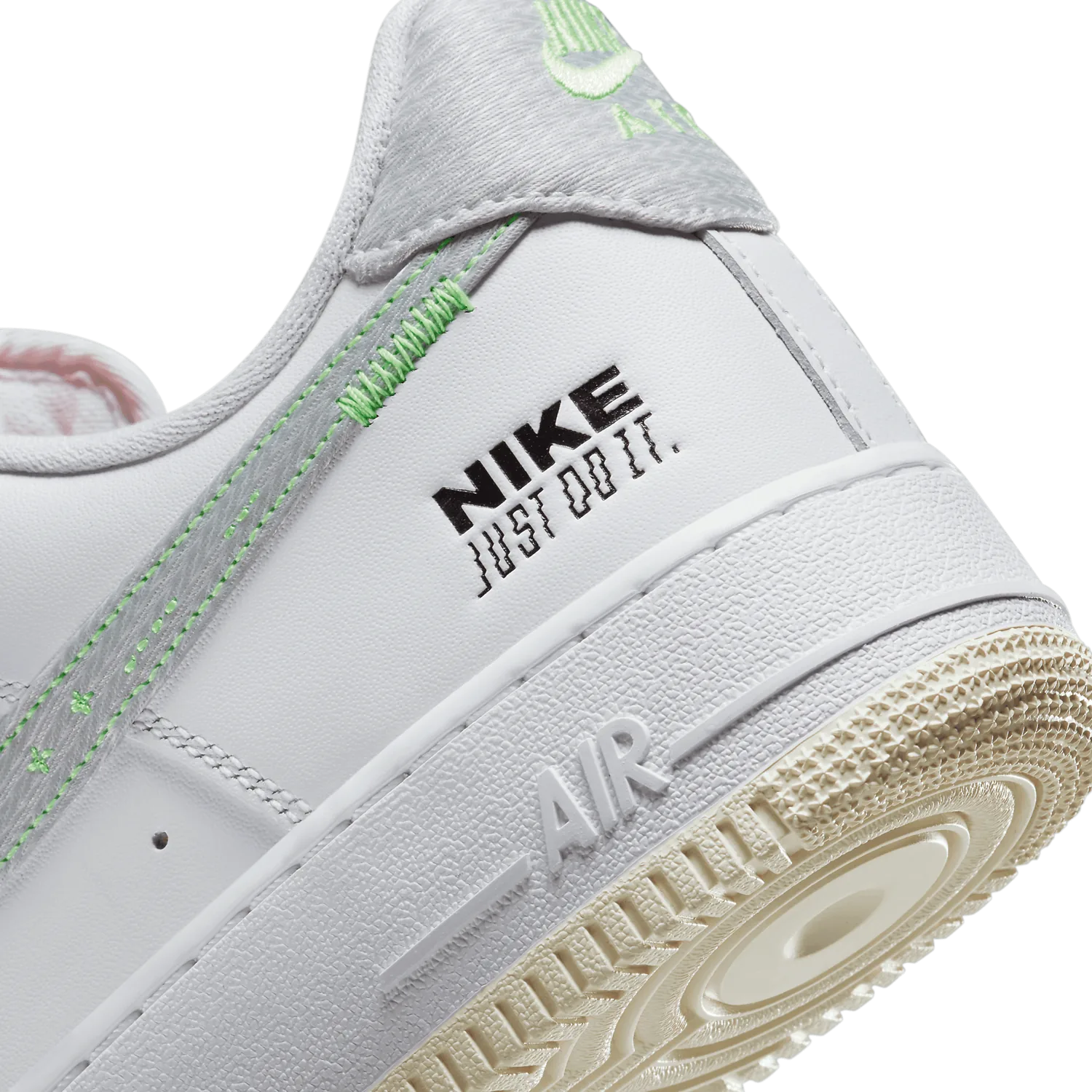 Nike Air Force 1 Low White Grey Neon image 7