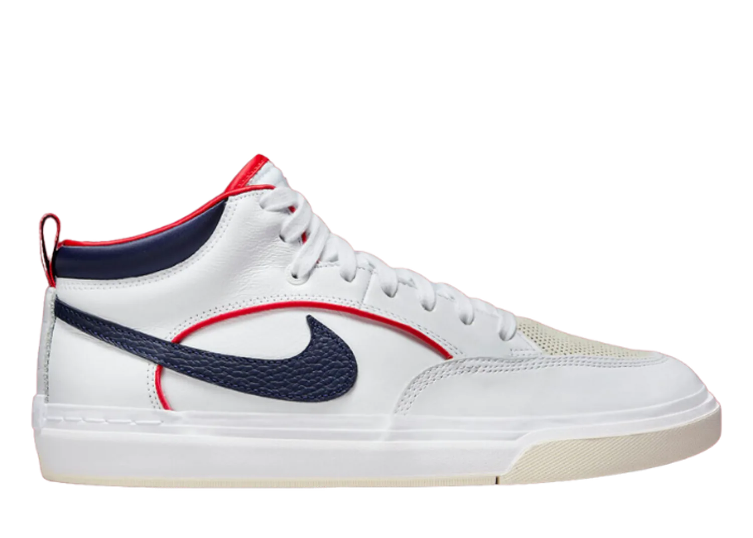 Nike SB React Leo White Midnight Navy